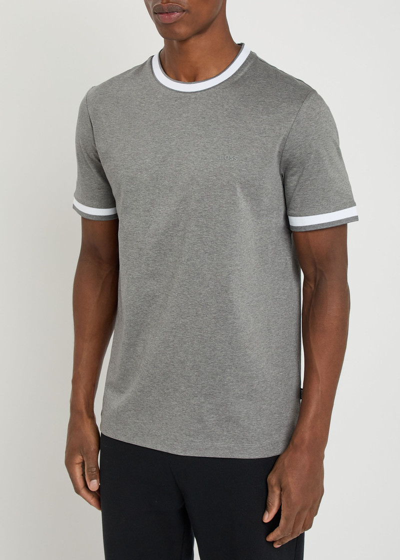 BOSS Boss H-tessler Logo-print Cotton T-shirt outlook