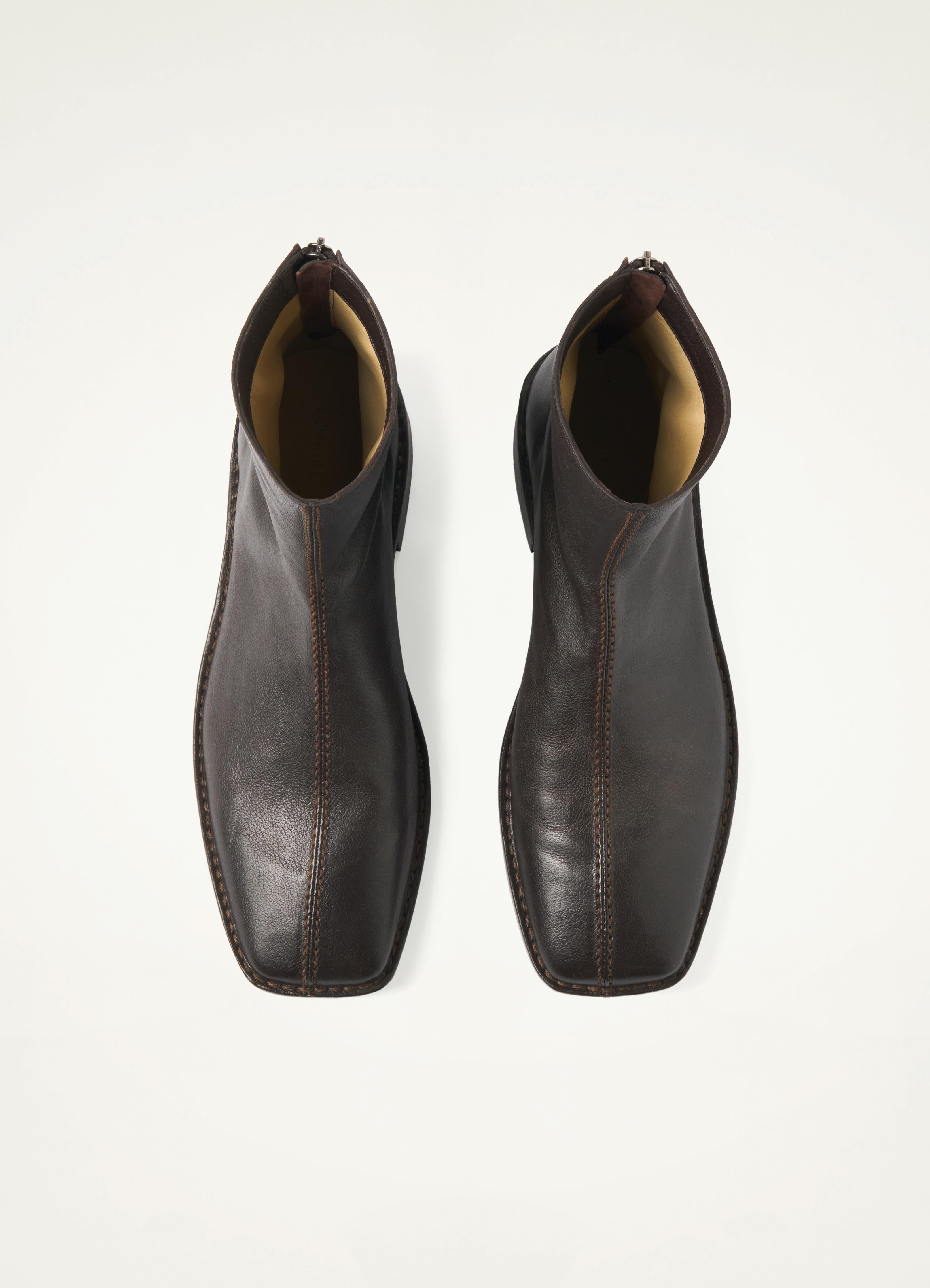 PIPED ZIPPED BOOTS - 8