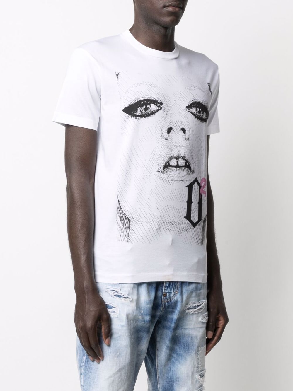 graphic-print short-sleeve T-shirt - 3