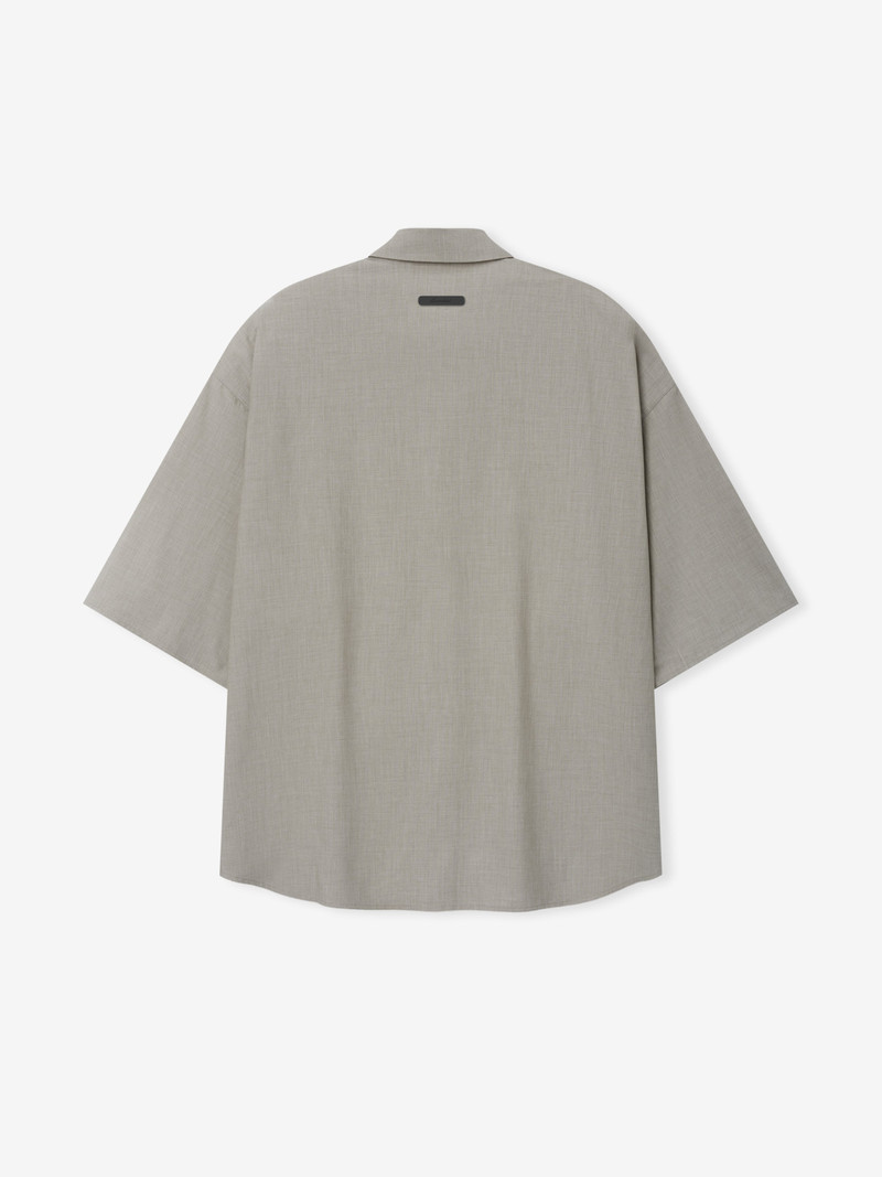 Silk Blend 3/4 Sleeve Button Up Shirt 2
