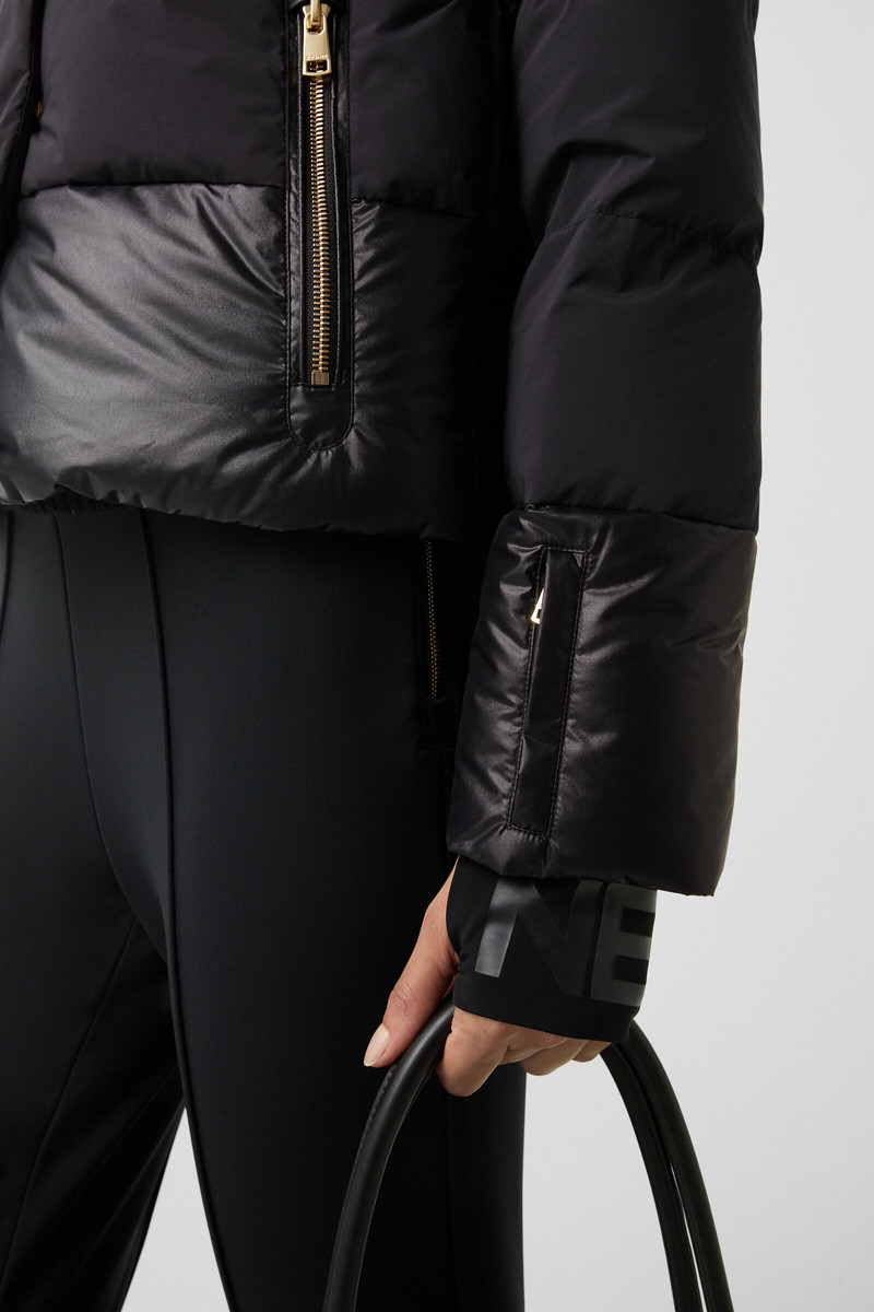 Maja down ski jacket in Black 8