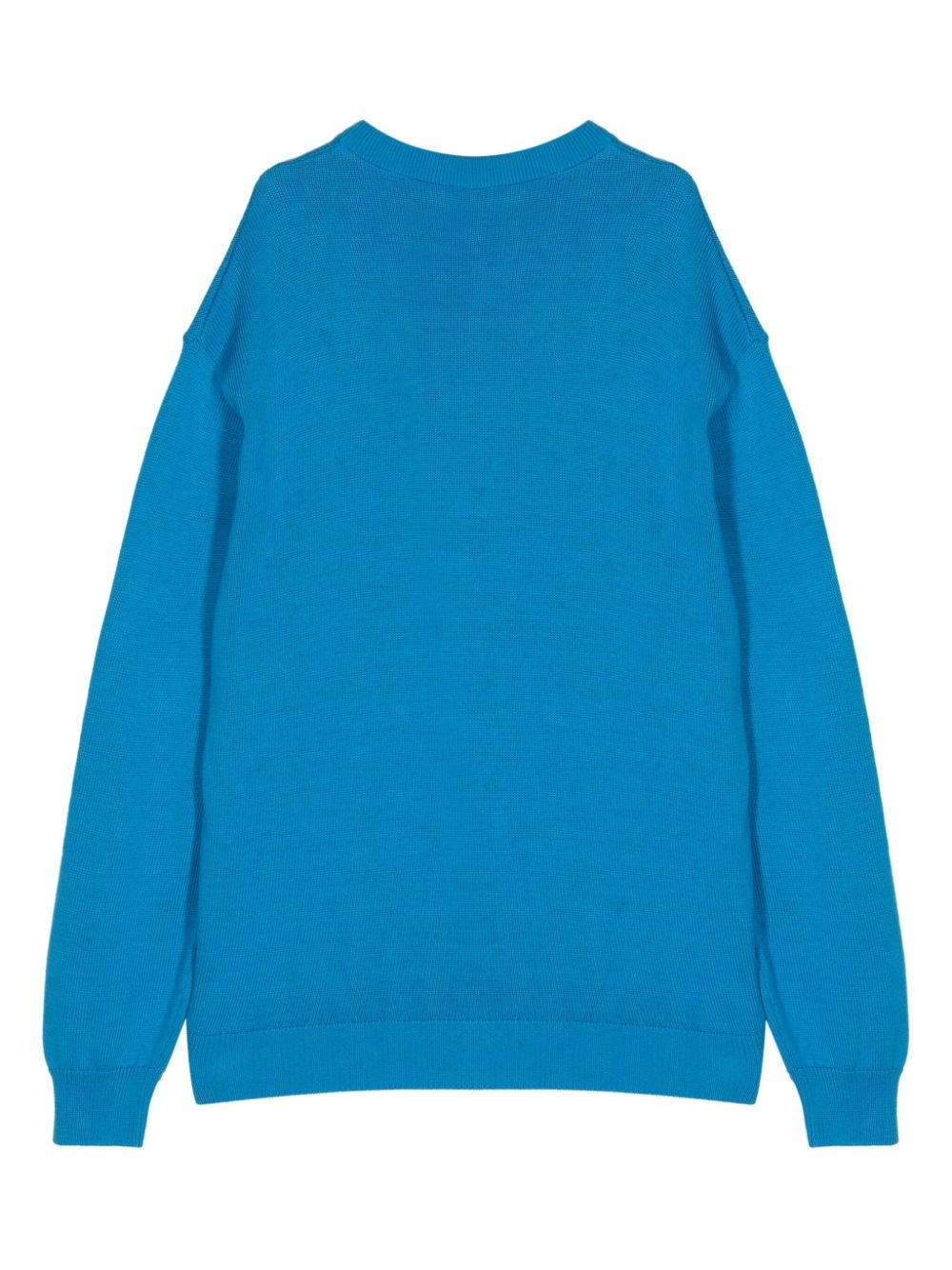 Powerful Hand-intarsia cotton-cashmere jumper - 2