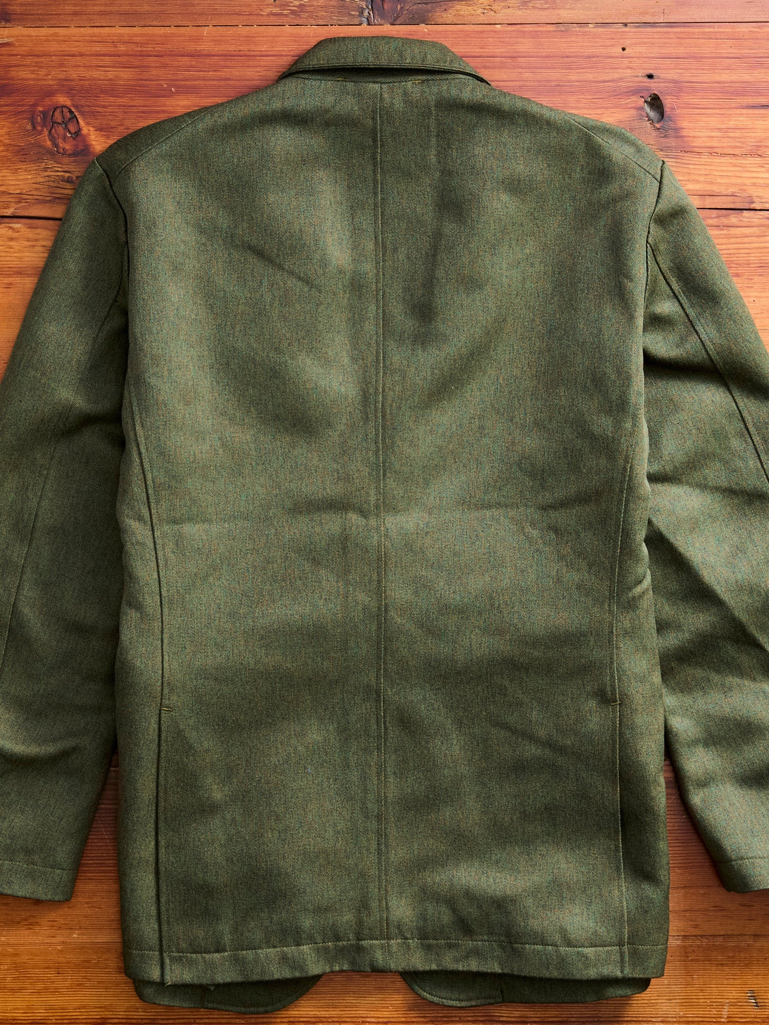 Melange Twill Andover Jacket in Olive - 12