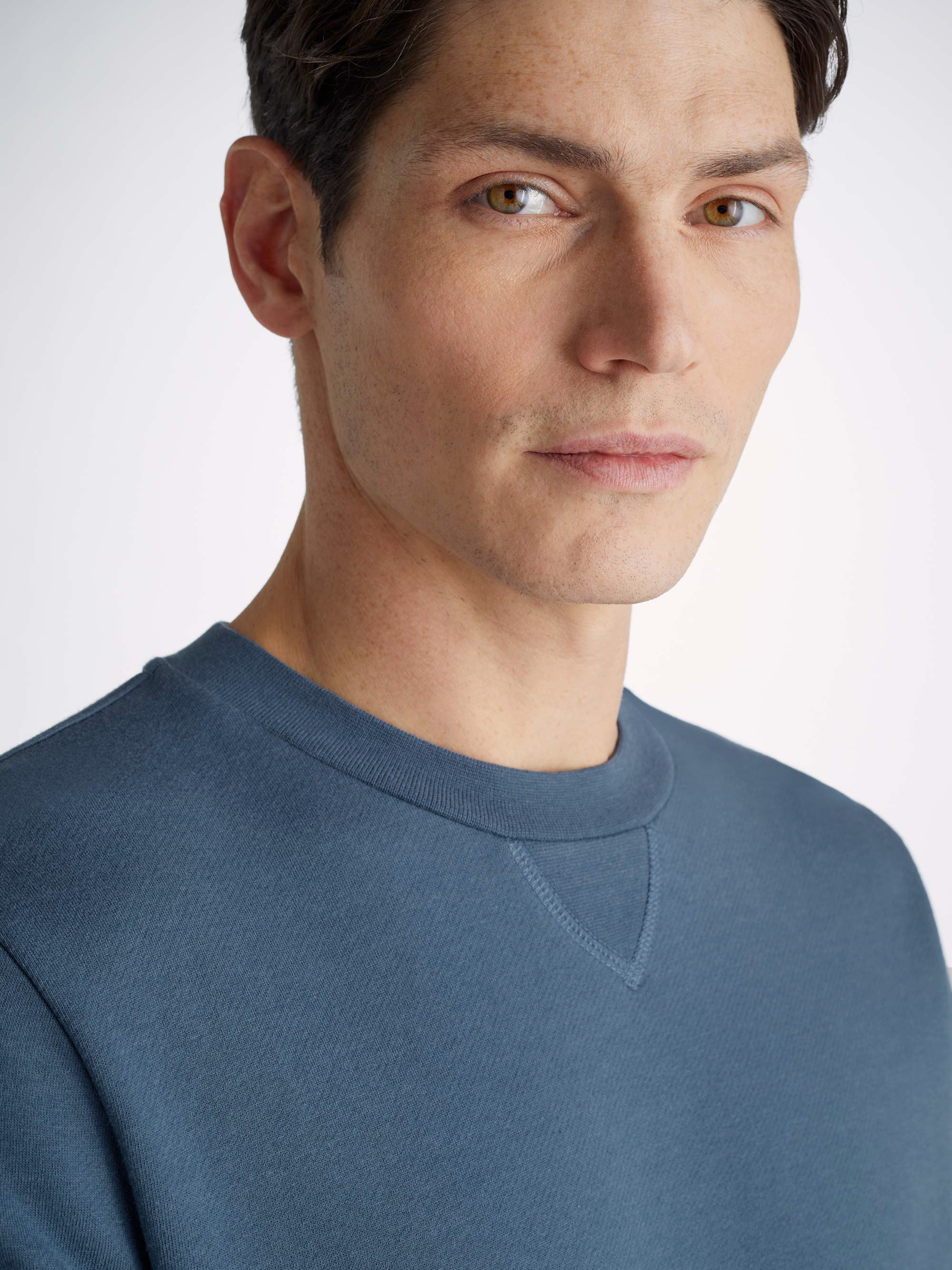 Men's Sweatshirt Quinn Cotton Modal Denim - 5