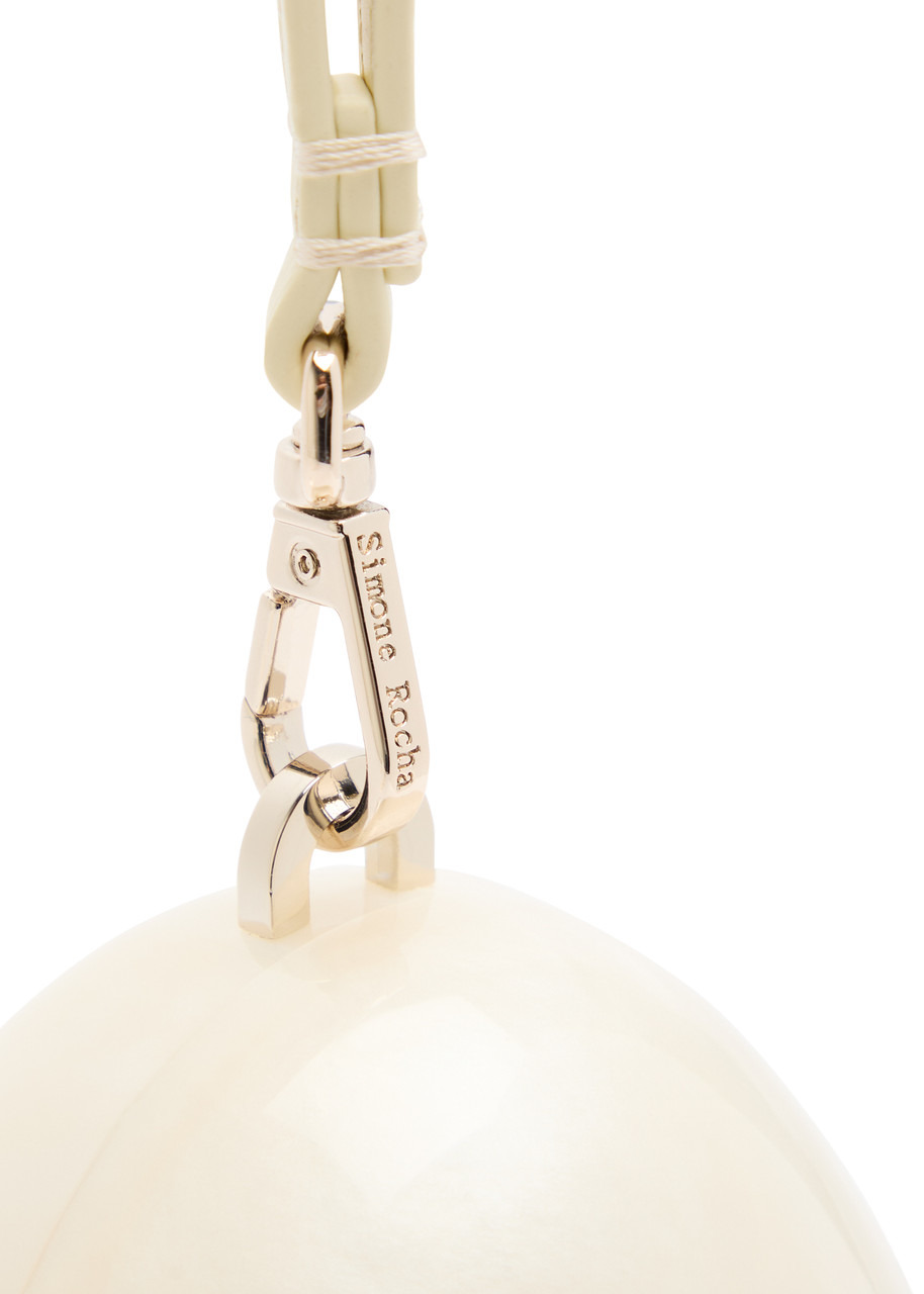Simone Rocha Micro Egg Faux-pearl Embellished Cross-body bag - 3