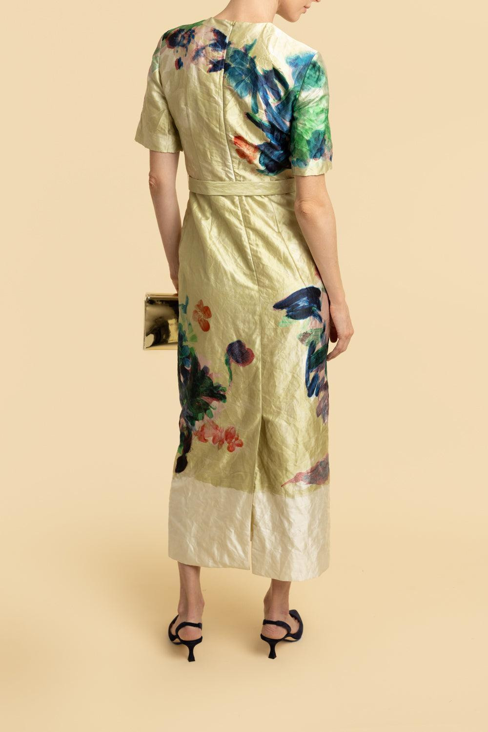 Short Sleeve Midi Dress - 4