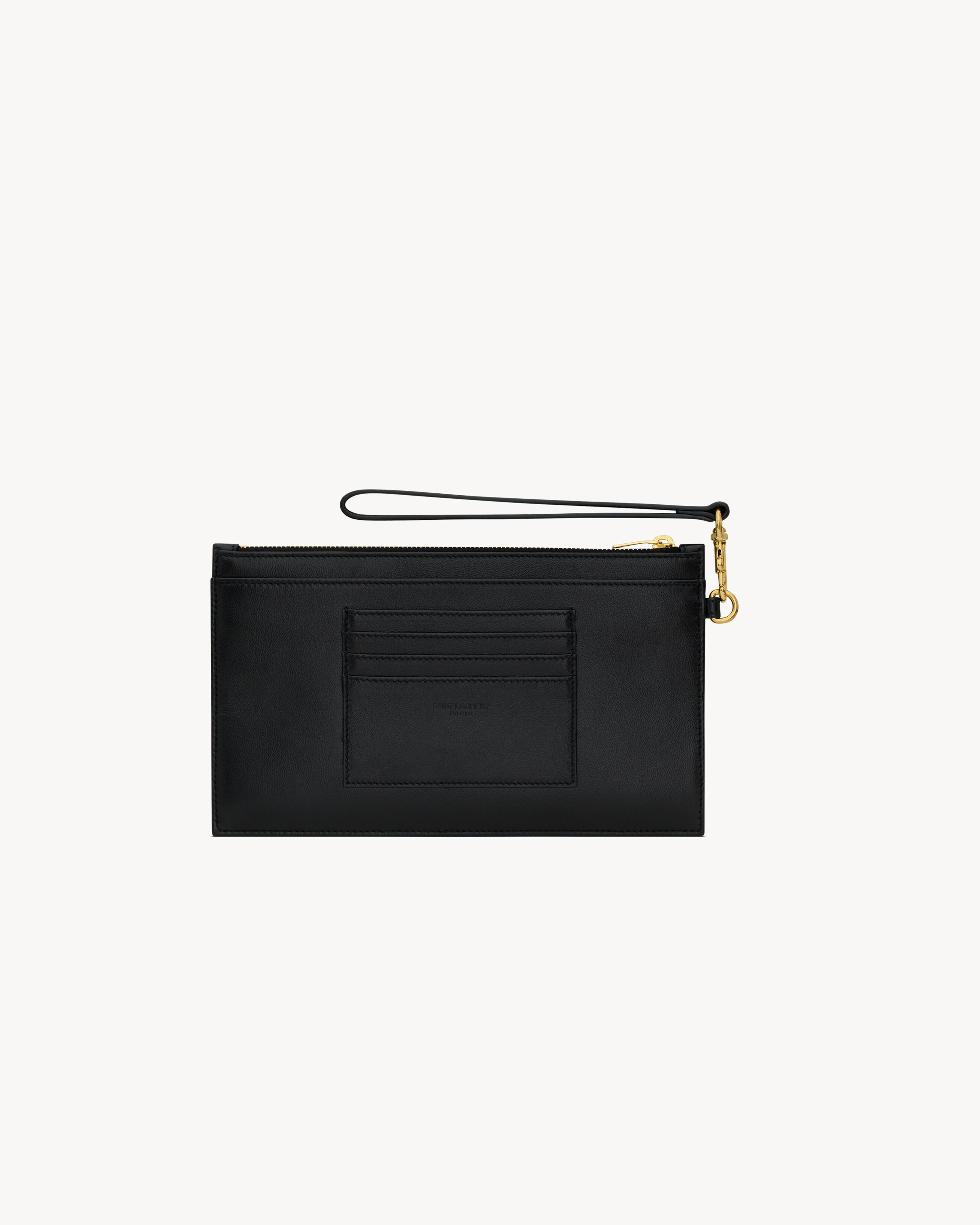 CASSANDRE MATELASSÉ LARGE POUCH IN LAMBSKIN - 2