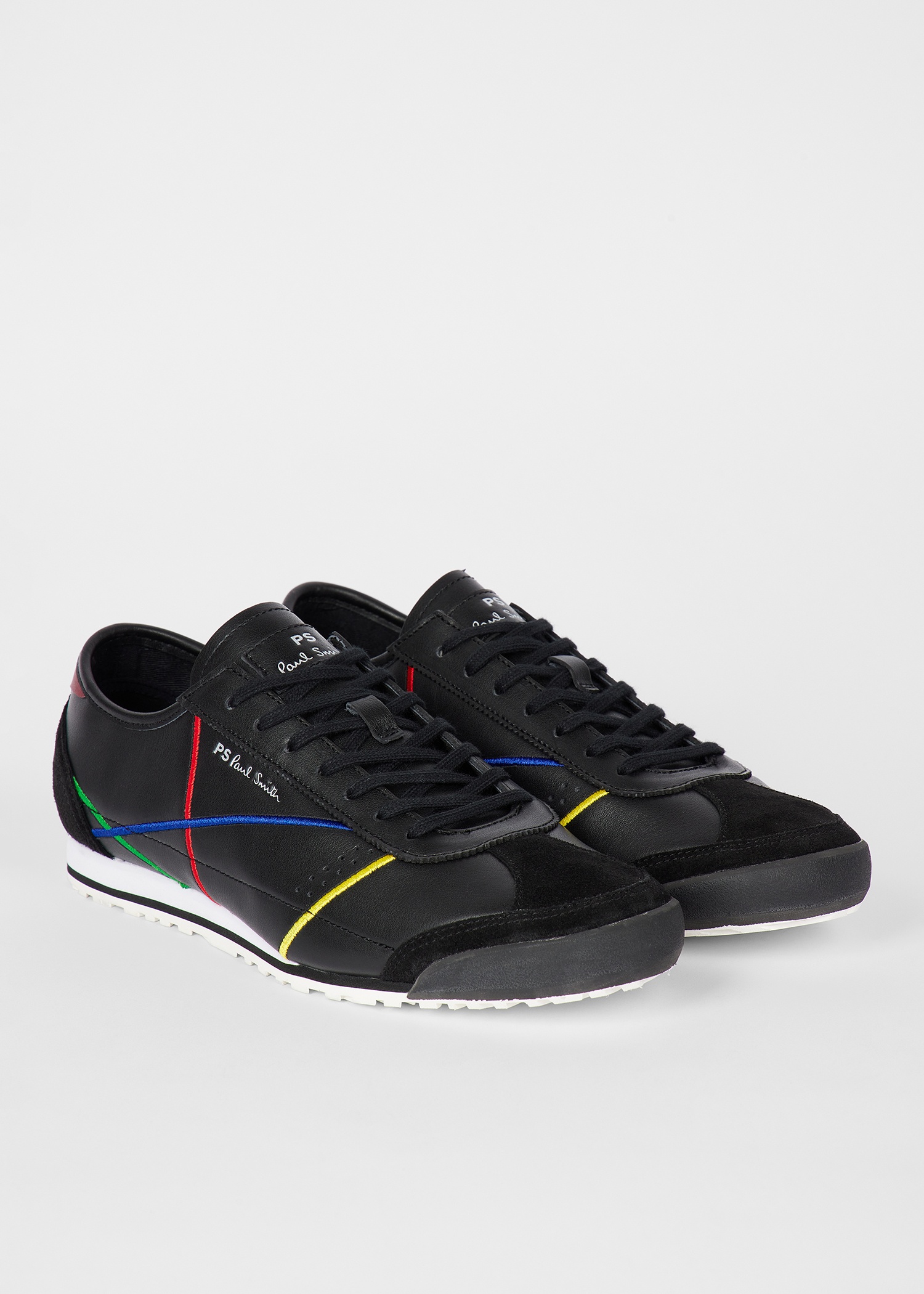 Black Embroidery 'Mestre' Trainers - 4