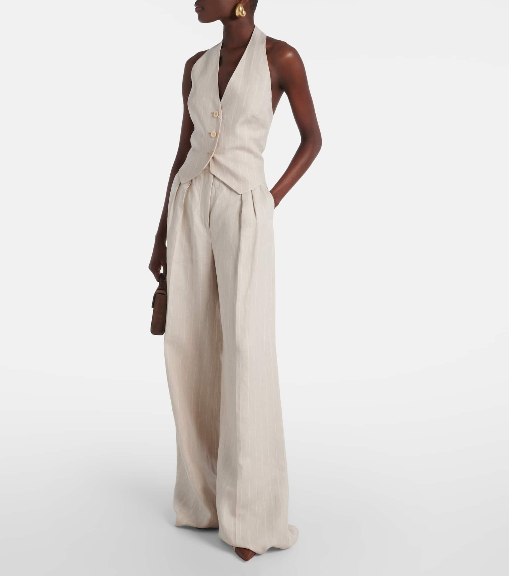 Sauro linen vest - 2