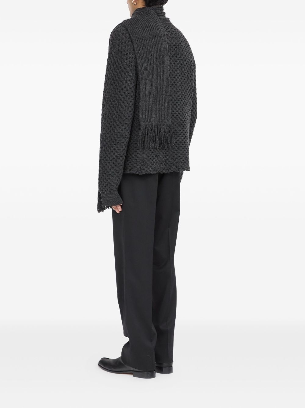virgin wool-blend sweater - 5