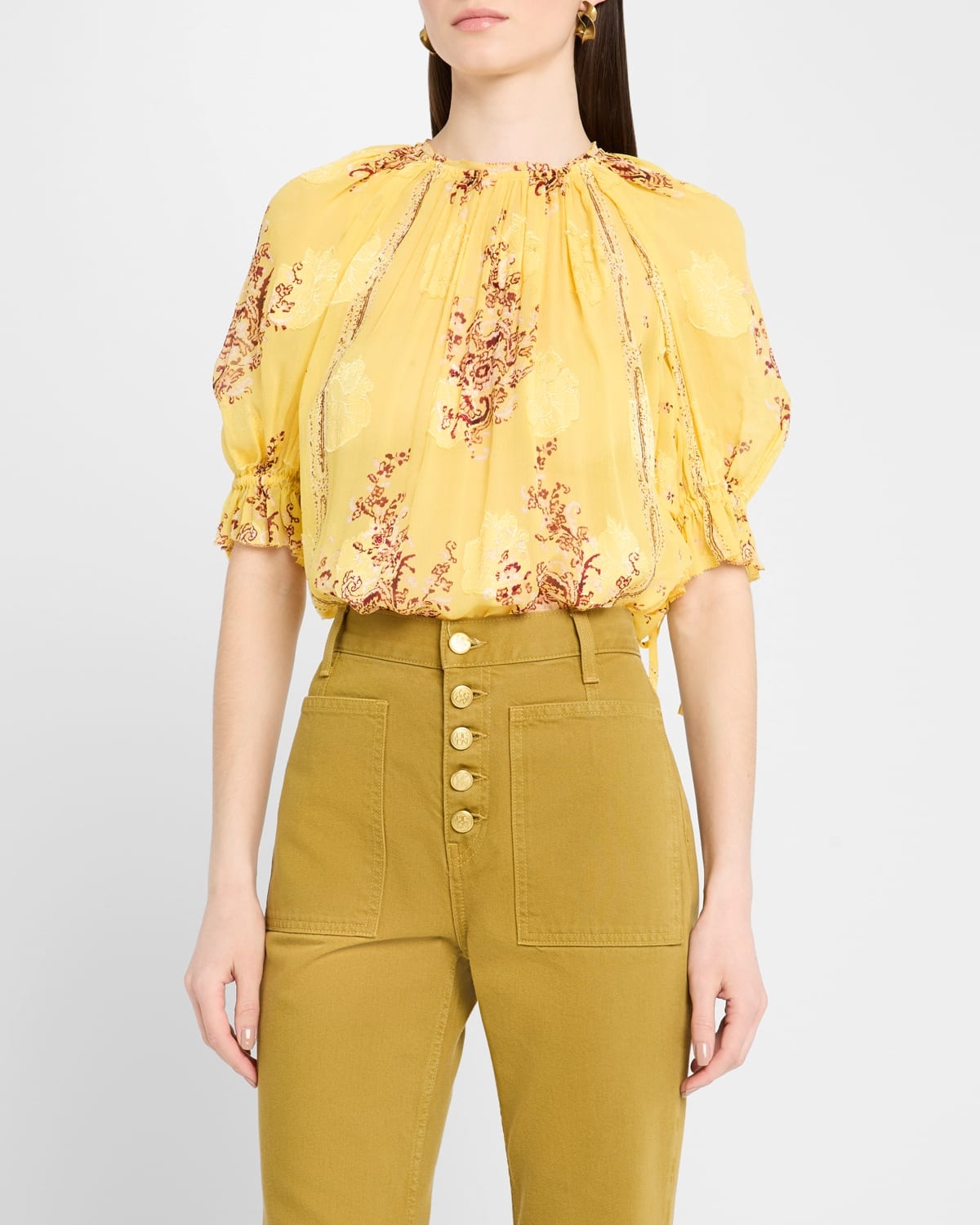 Pippa Short-Sleeve Blouse - 4