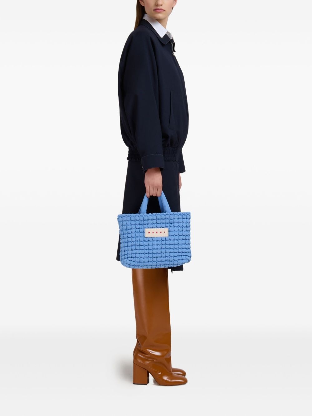 padded tote bag - 2