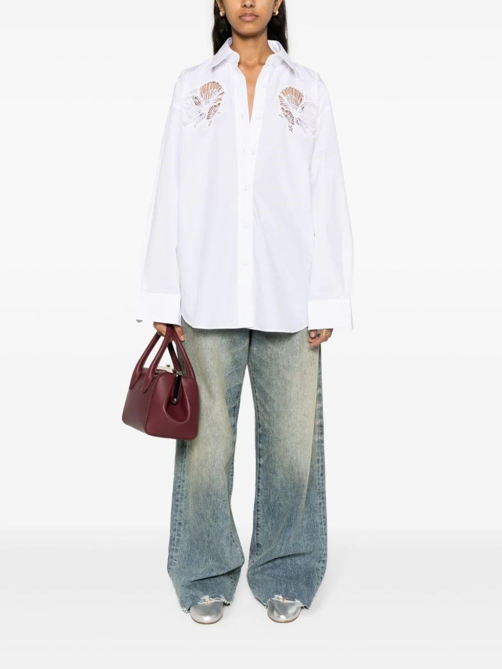 `Cornelli` Oversized Shirt - 2