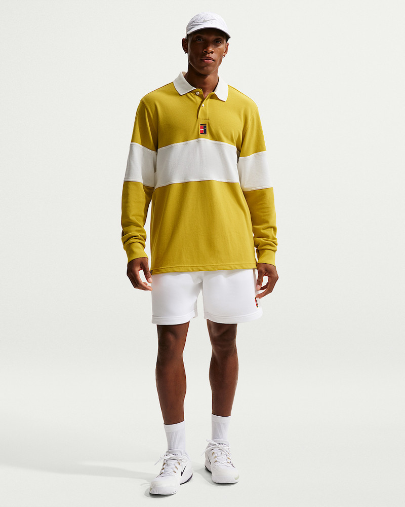NikeCourt Heritage Men's Tennis Long-Sleeve Polo 4