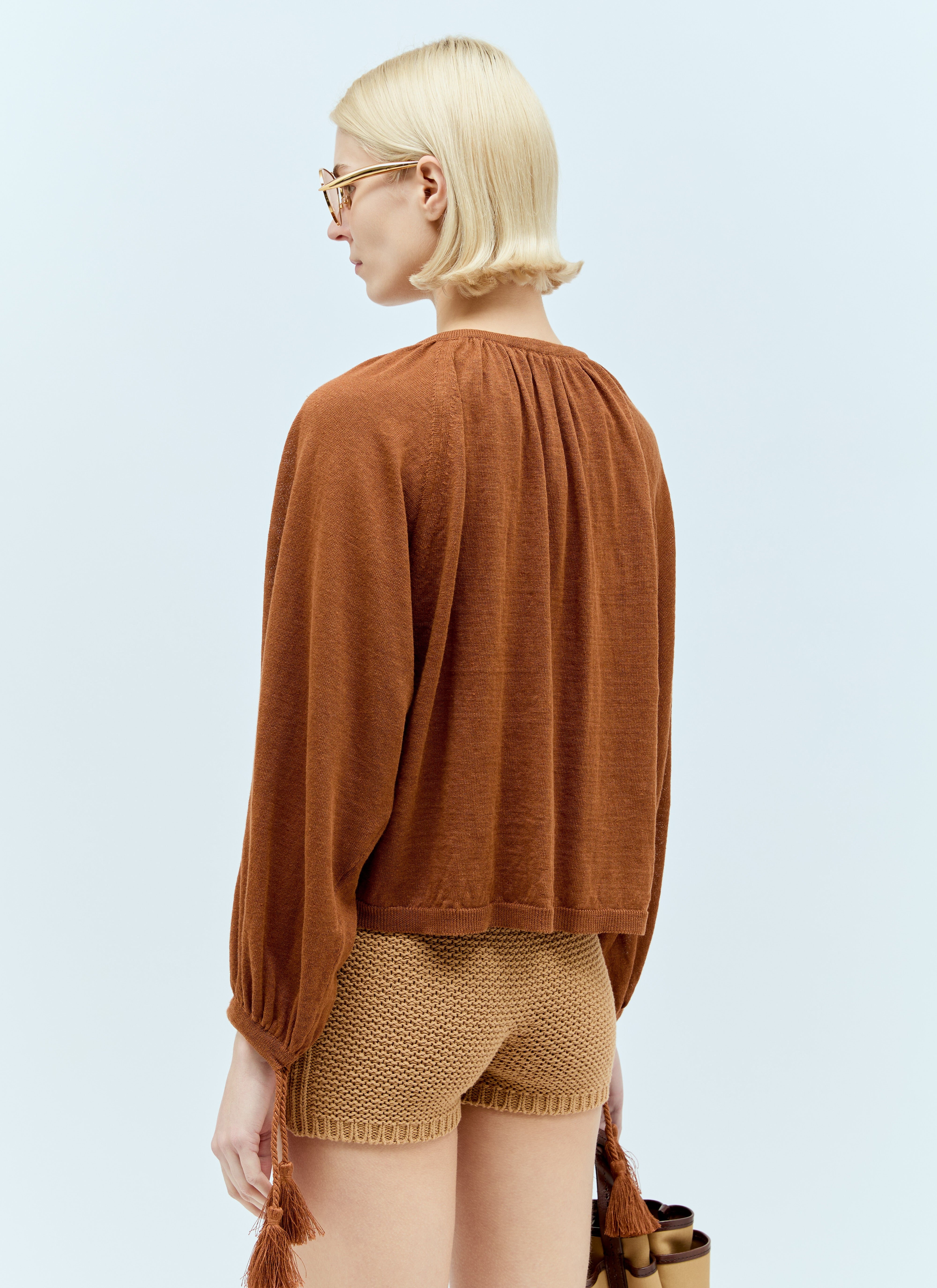 Linen Tassel Top - 3