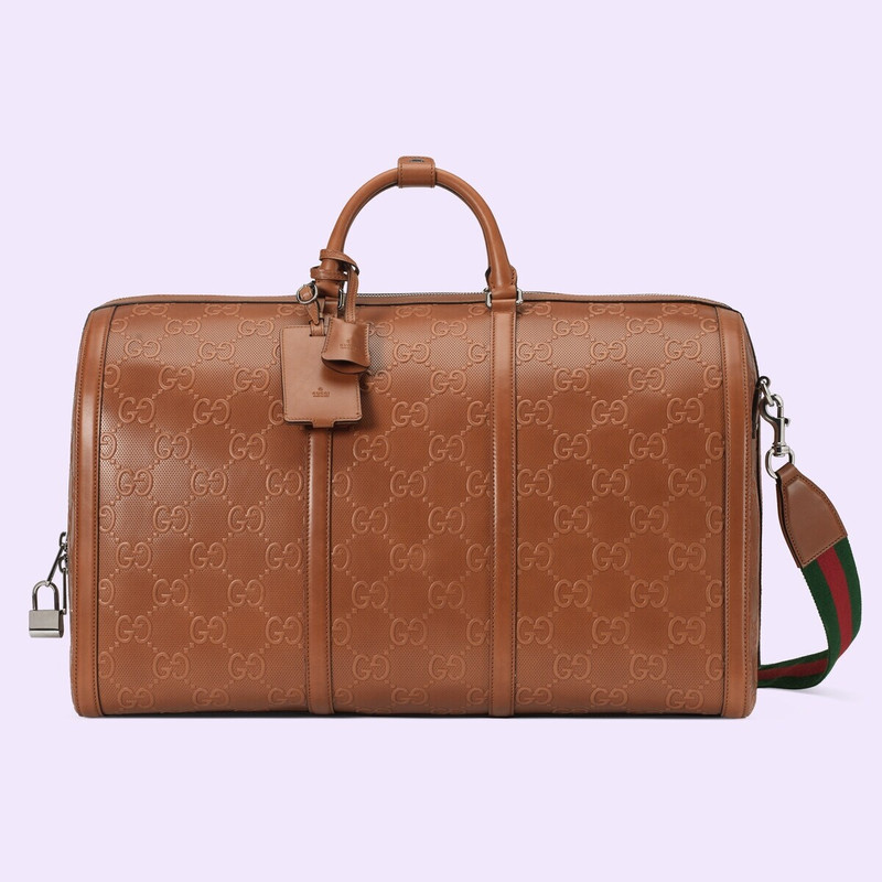 GG embossed large duffle bag 1