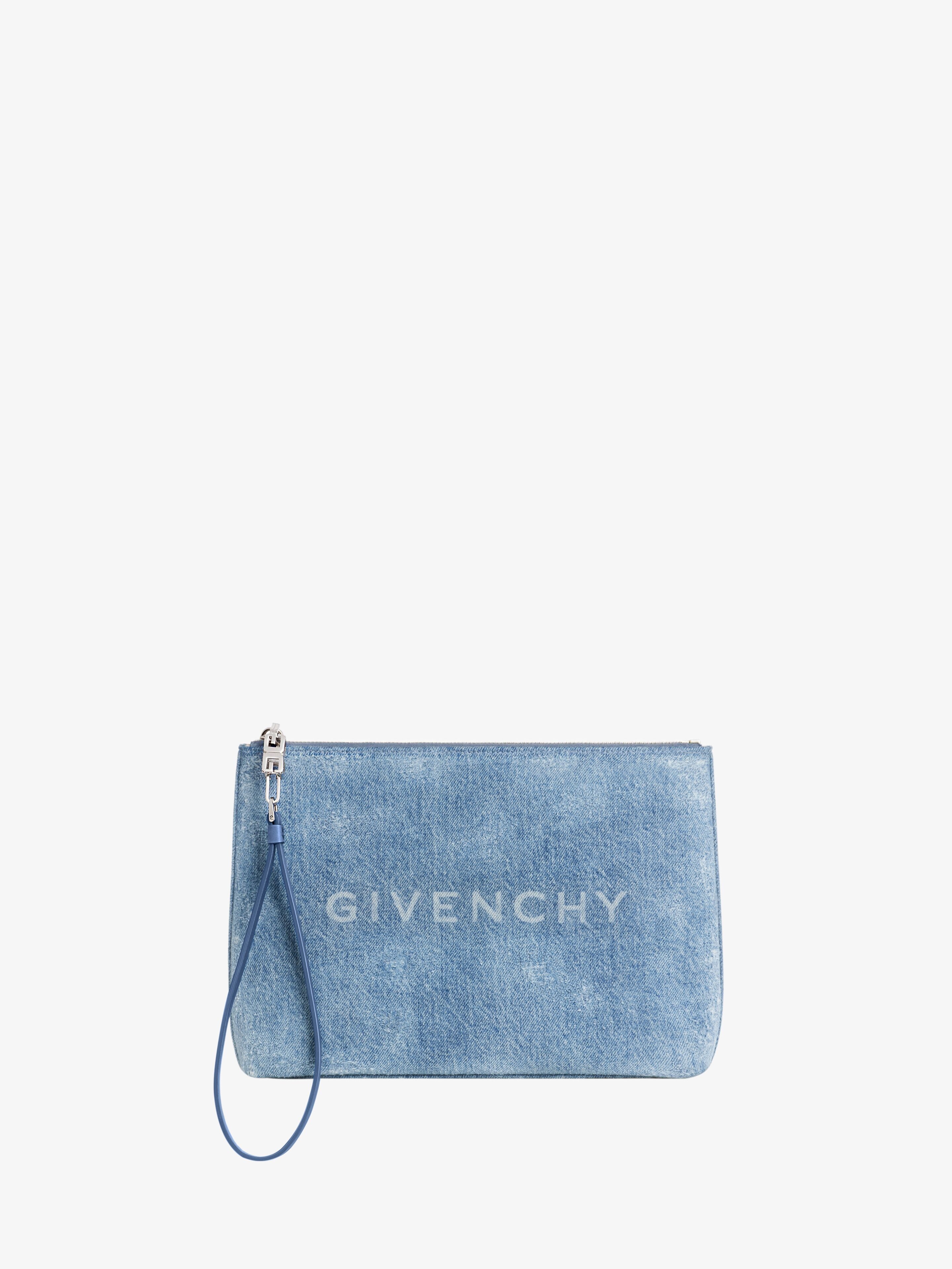 GIVENCHY TRAVEL POUCH IN DENIM - 1