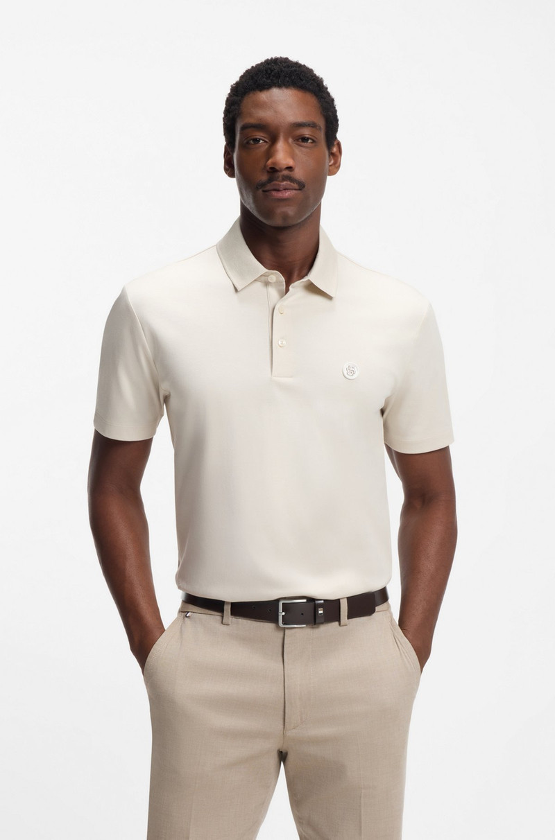 BOSS ITALIAN-LEATHER BELT WITH SIGNATURE-STRIPE KEEPER TRIM outlook