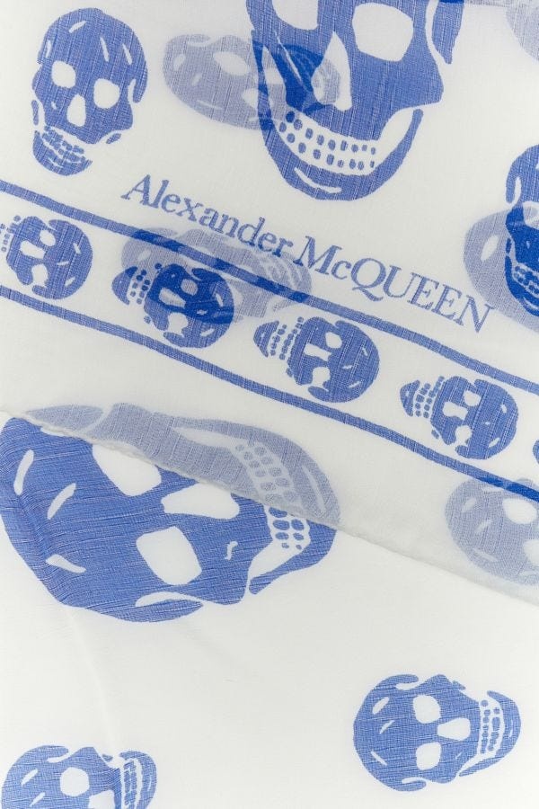 ALEXANDER MCQUEEN Printed Silk Foulard - 2