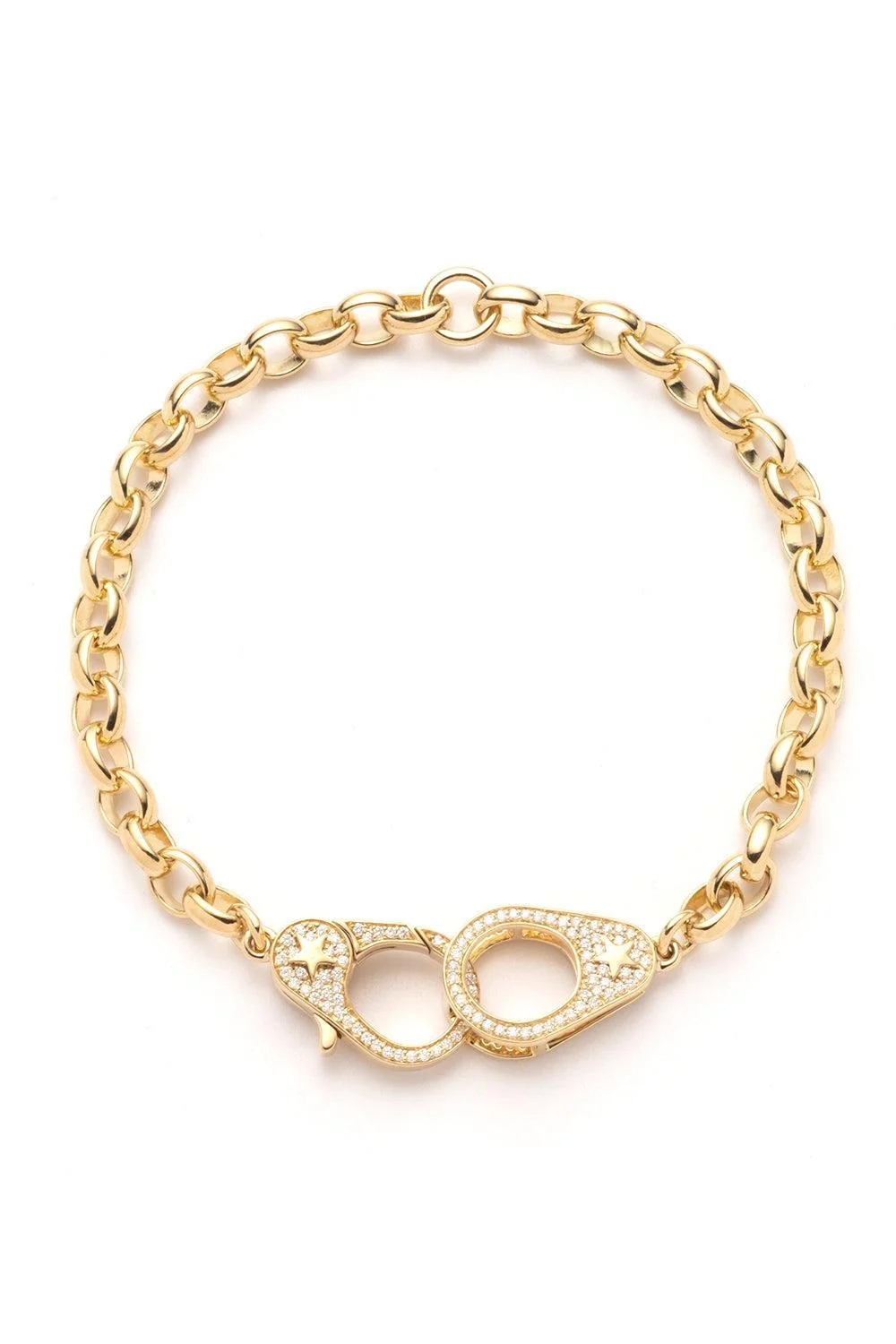 Sister Hook - Heavy Diamond Belcher Bracelet - 1