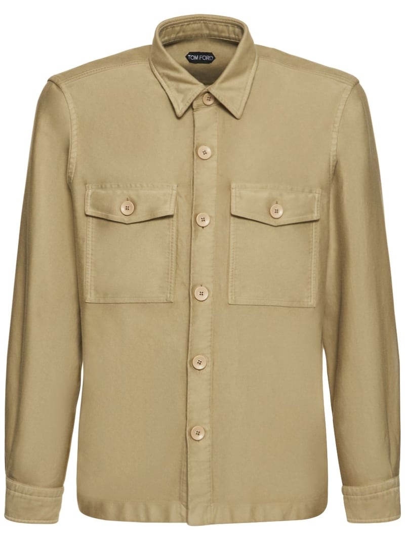 TOM FORD SATIN OUTERSHIRT | REVERSIBLE