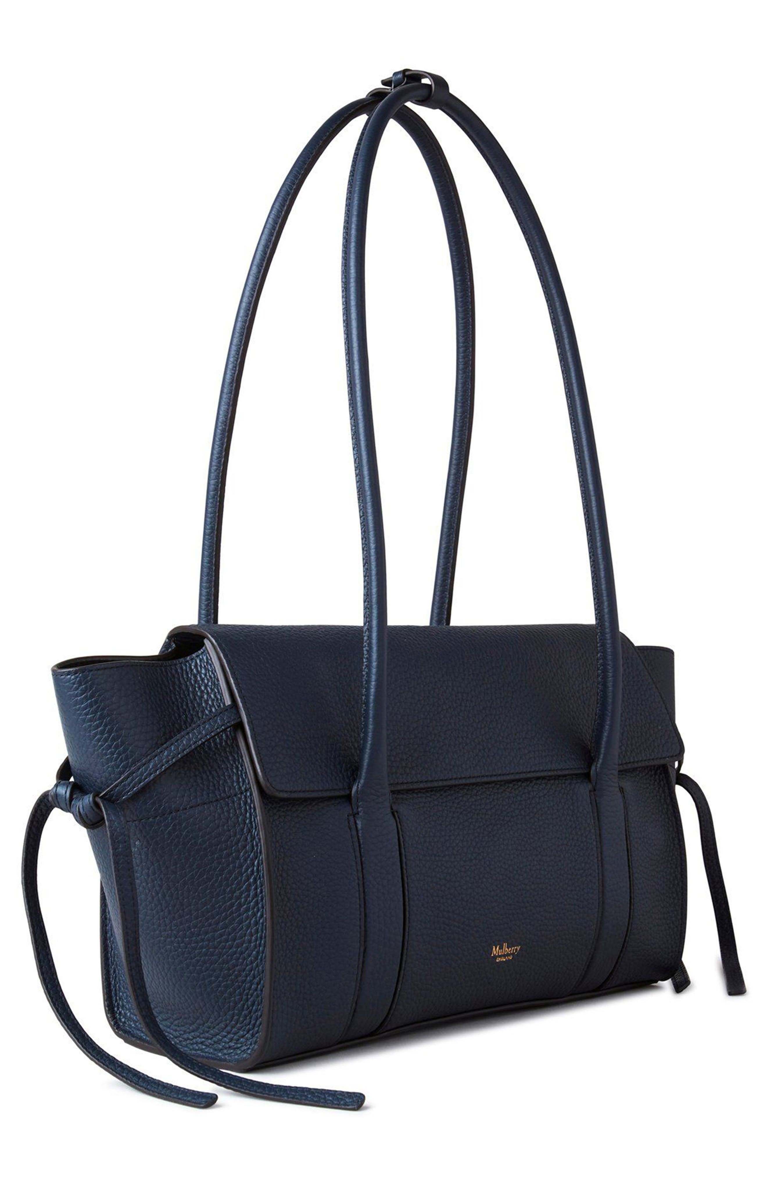 Small Soft Bayswater Leather Satchel - 5