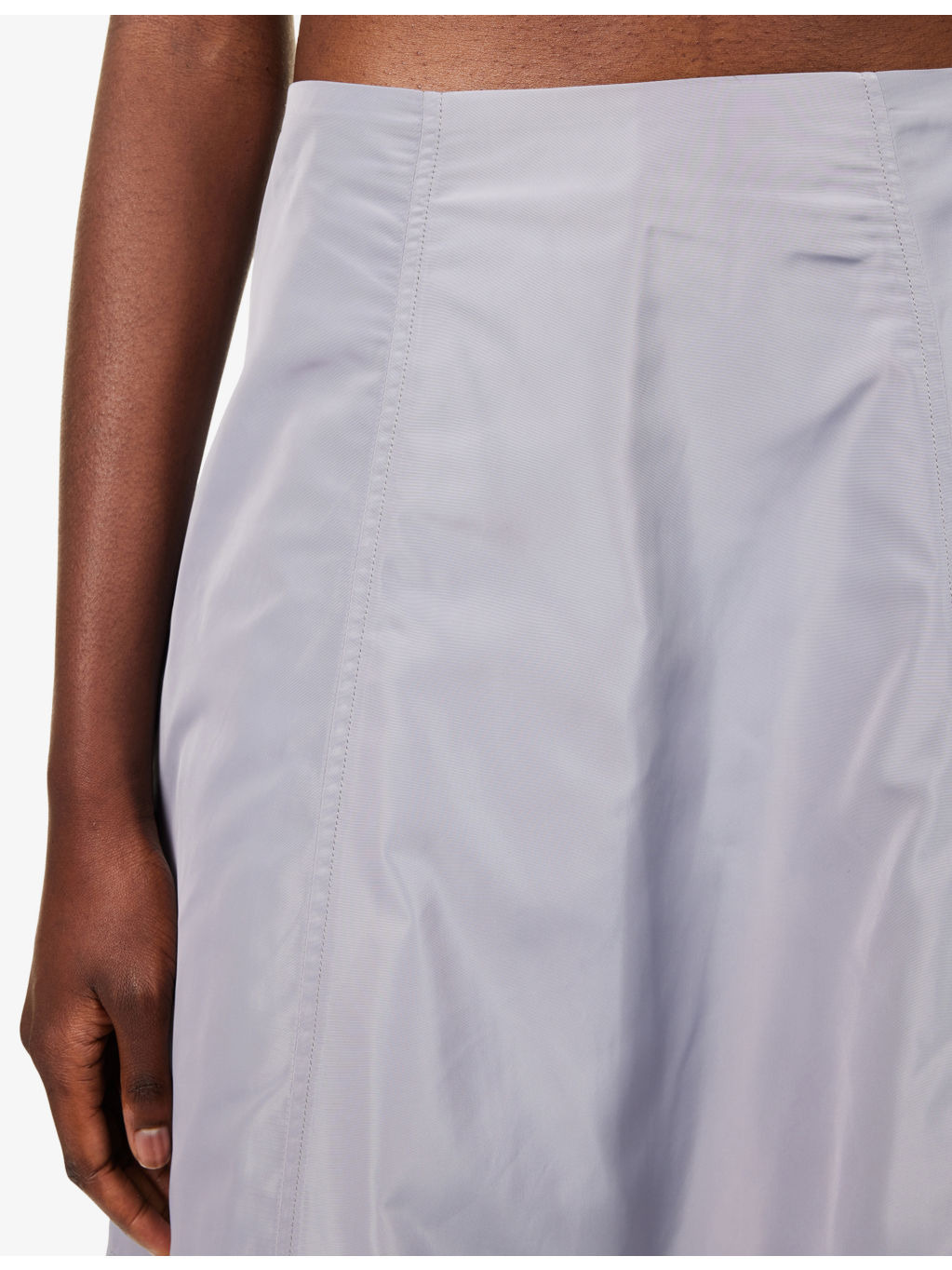 Constance Flared Woven Mini Skirt - 5