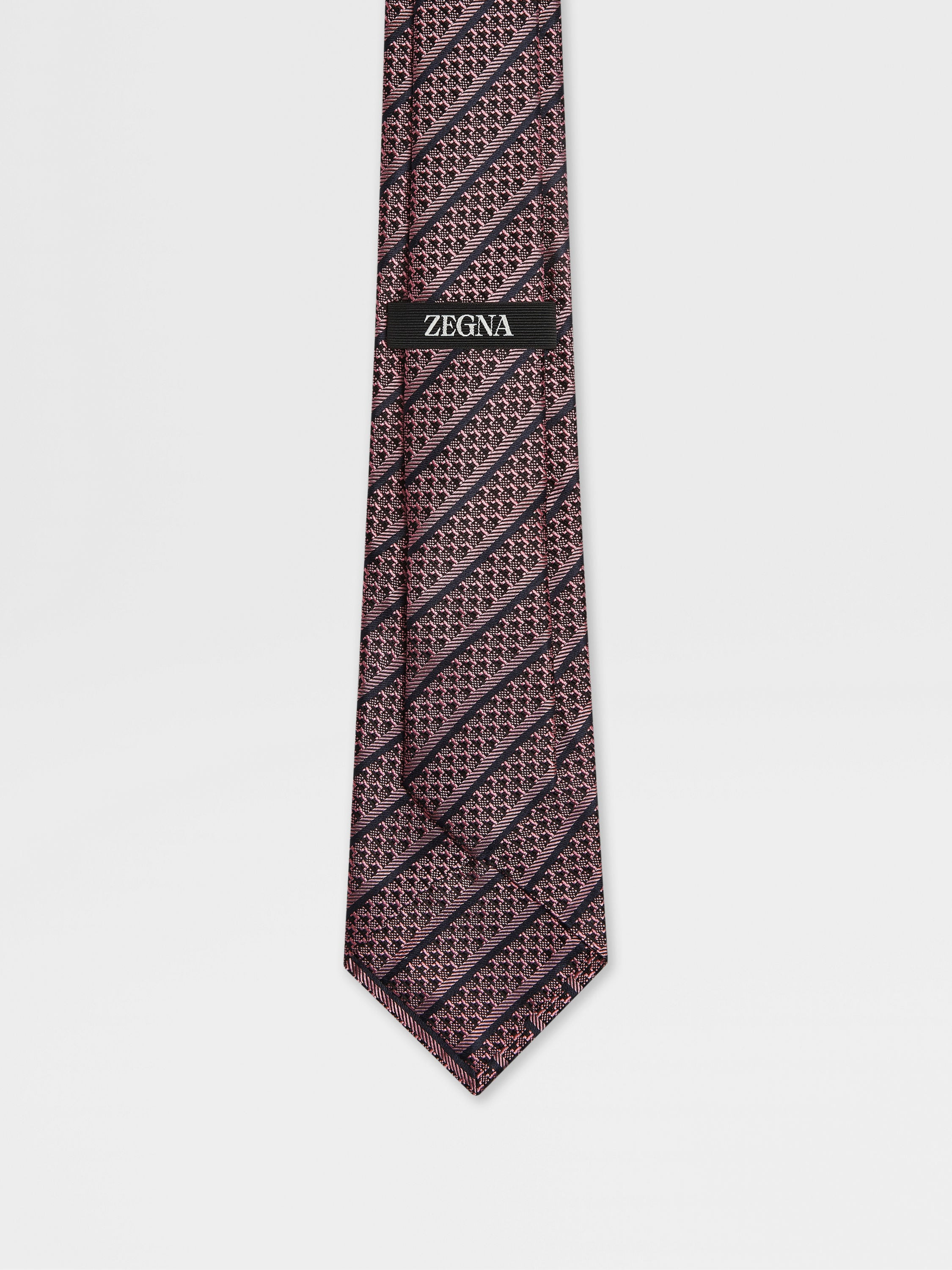LIGHT PINK SILK TIE - 3