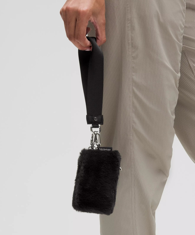 Dual Pouch Wristlet *Plush Fleece 5