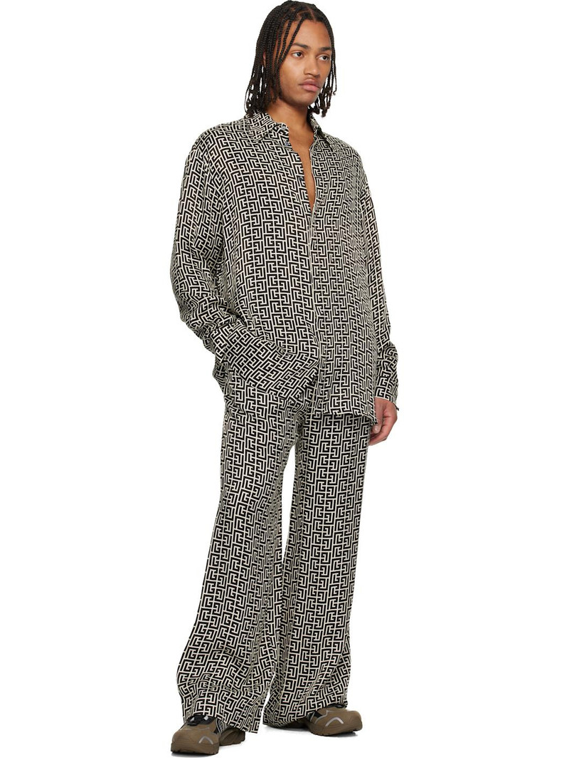 Balmain Cosmic 먼지 panelled 운동화 outlook