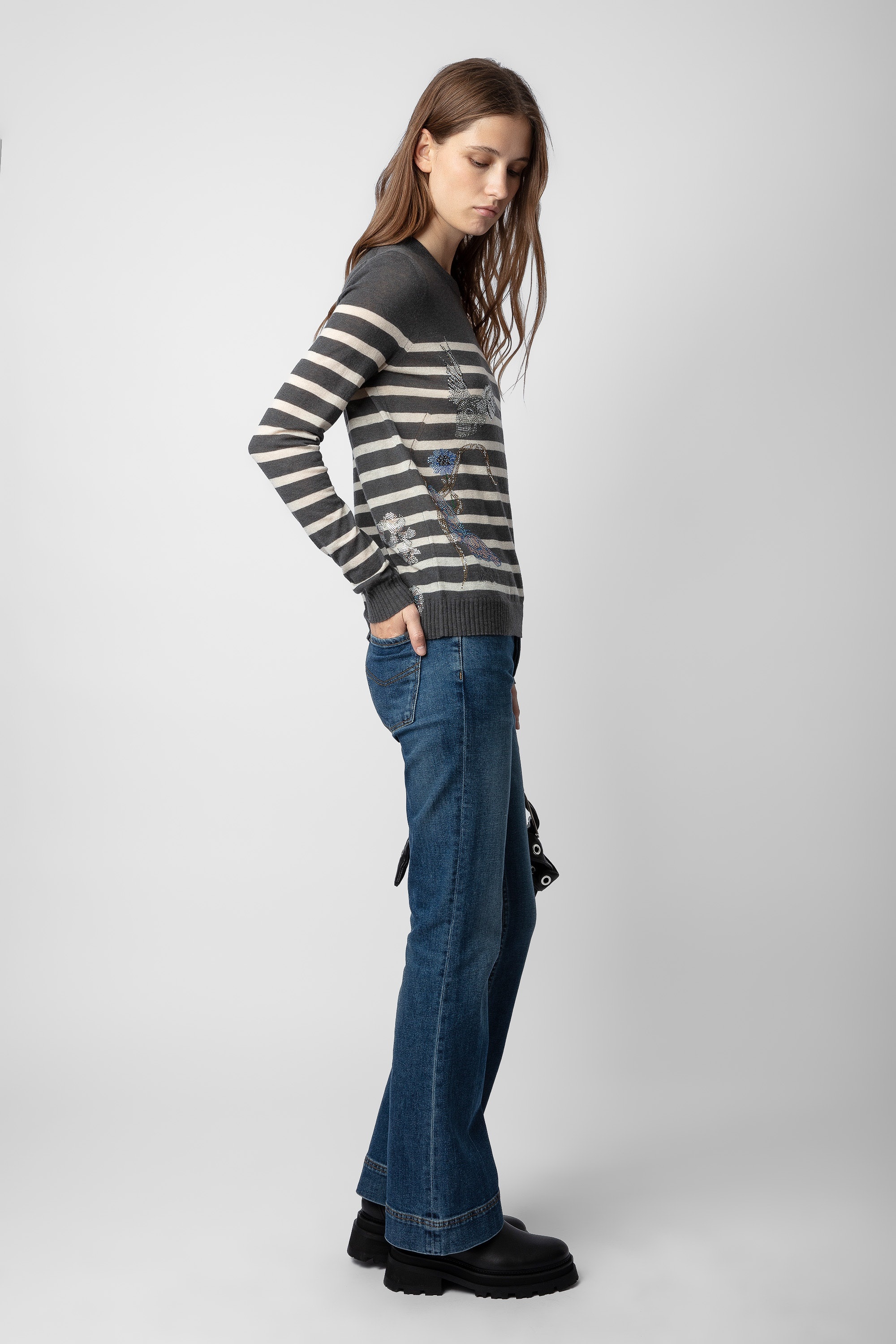 Source Diamanté Cashmere Sweater - 4