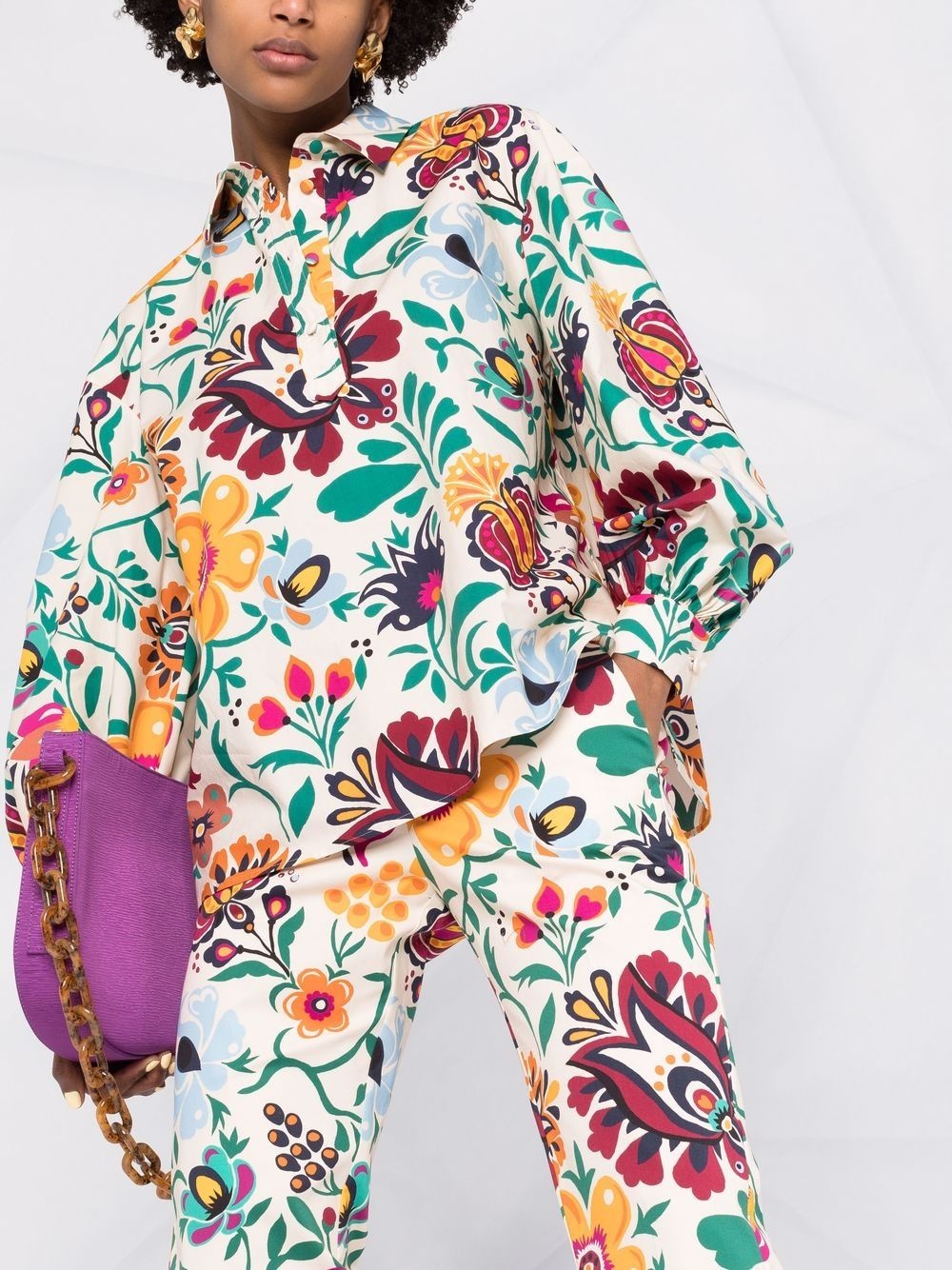 Poet floral-print shirt - 5