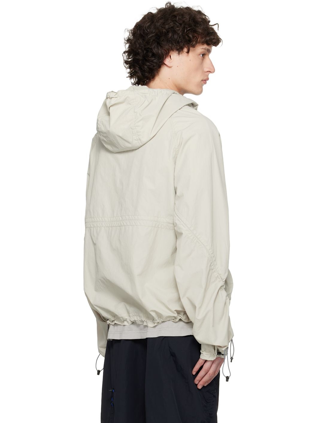 Beige Balfron Windbreaker Jacket - 3
