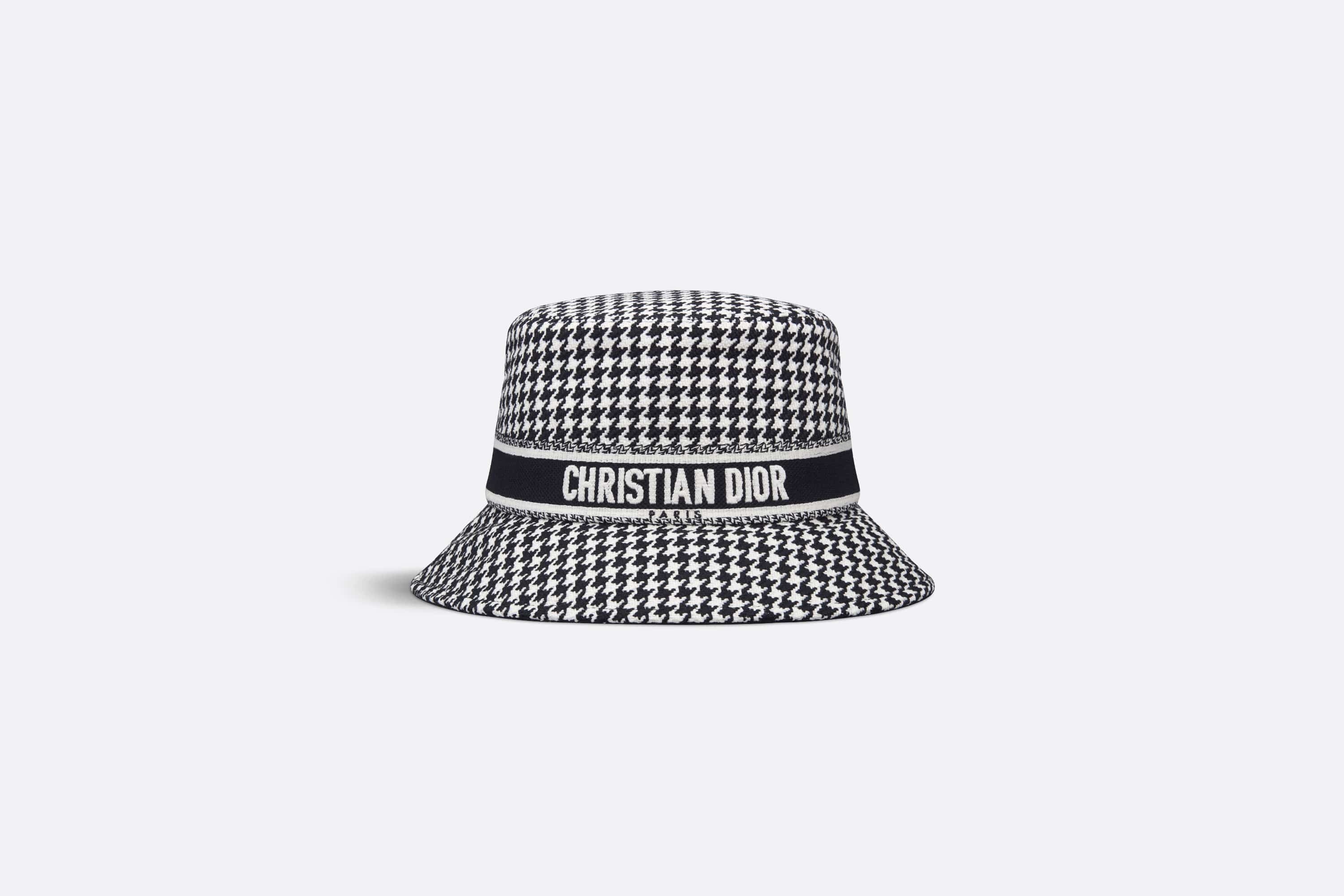 D-Bobby Houndstooth Small Brim Bucket Hat - 1