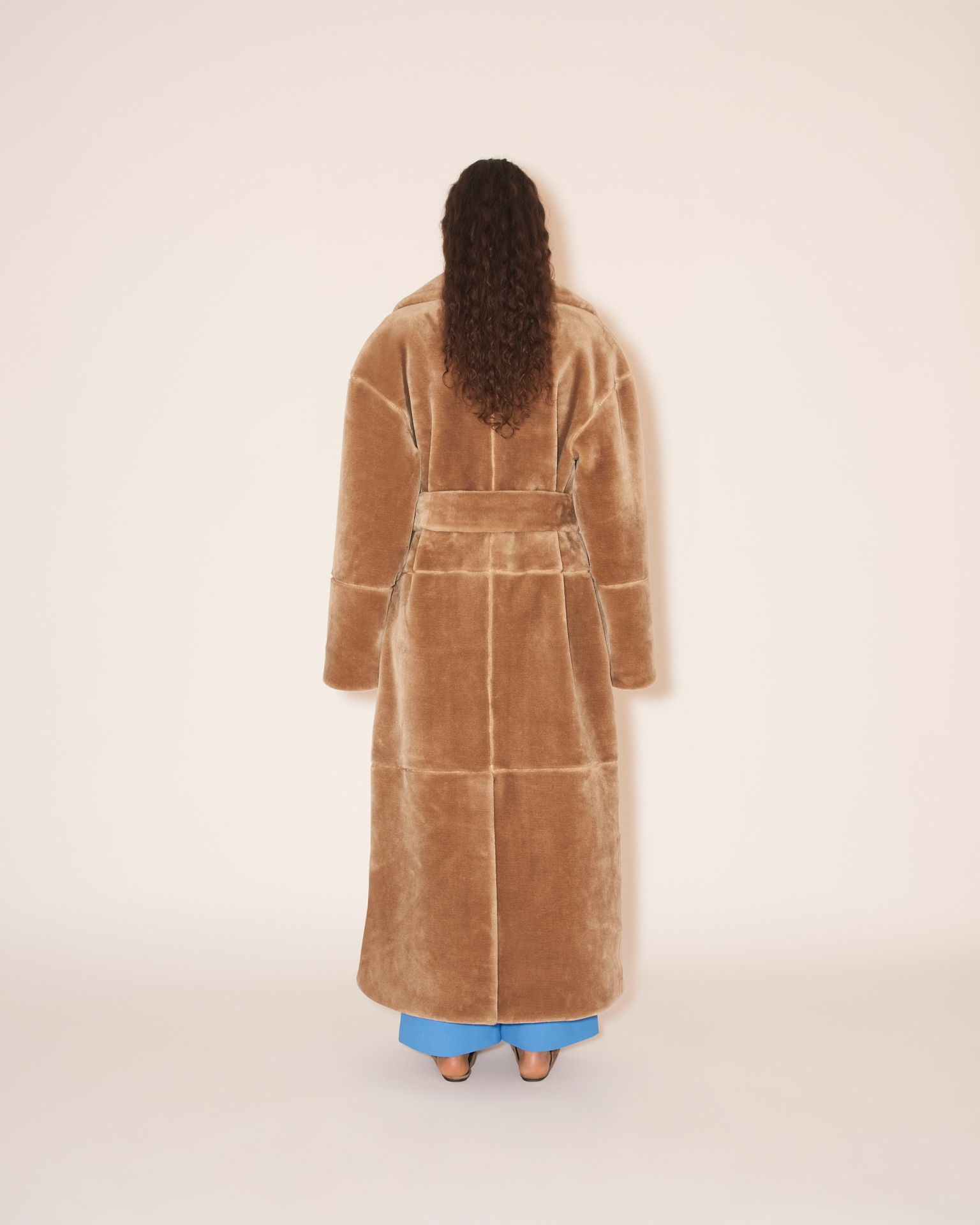 CARIAN - Belted robe coat - Beige - 5