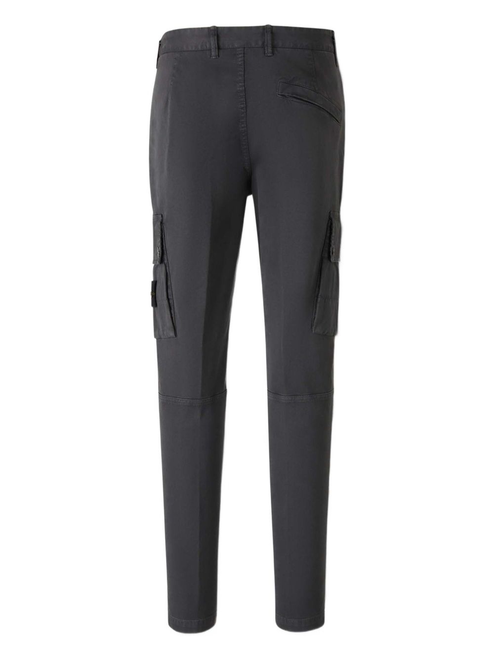 twill tapered pants - 2