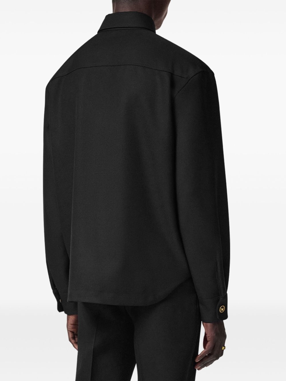 Medusa Head buttoned jacket - 4