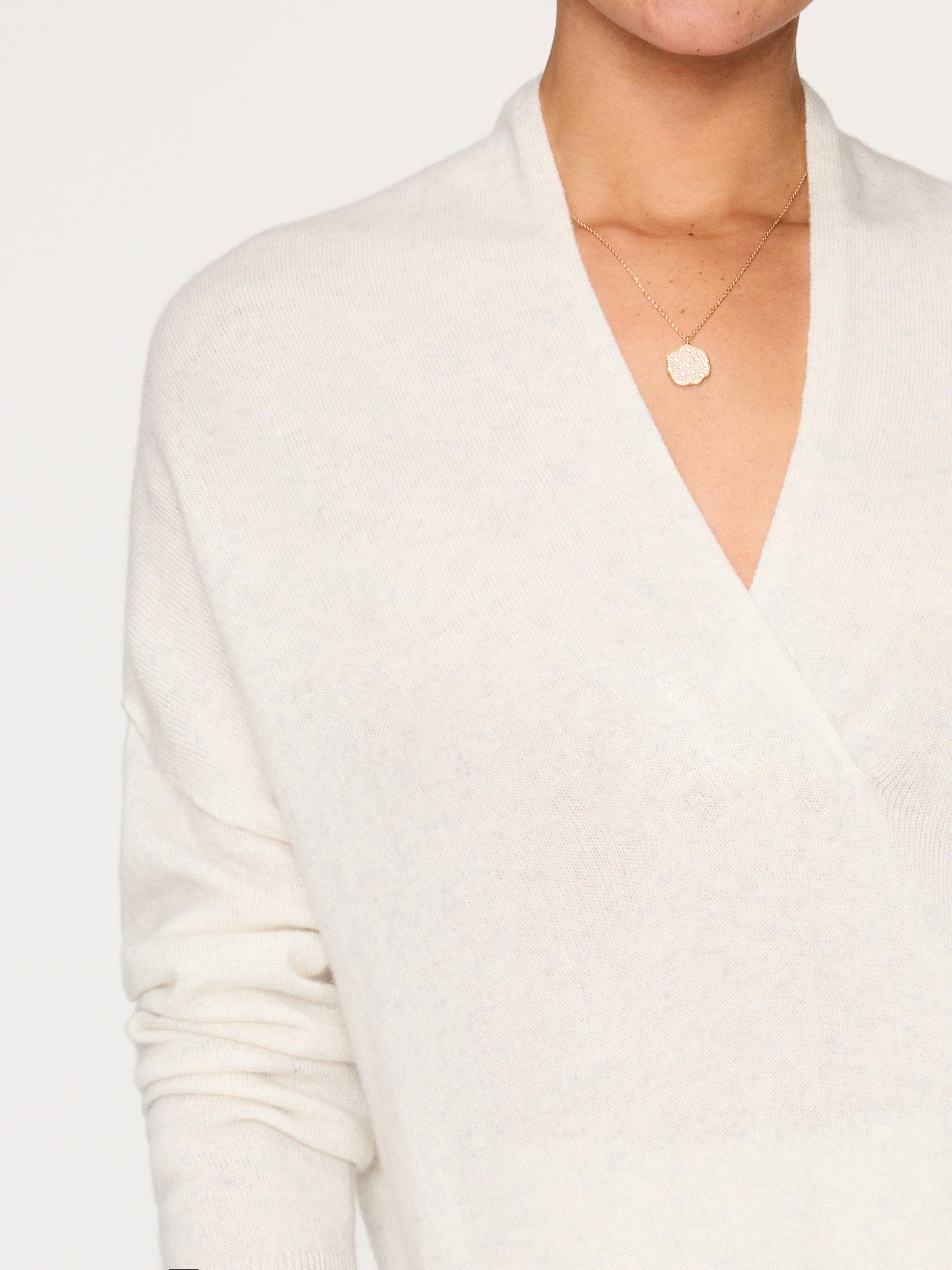 The Siena Wrap Neck Pullover - 3