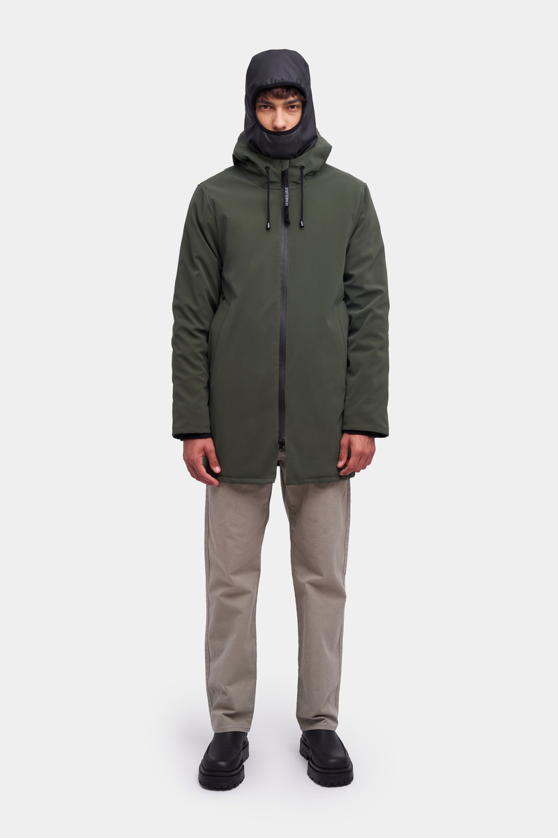 Stutterheim Stockholm Winter Matte Jacket Dark Green outlook