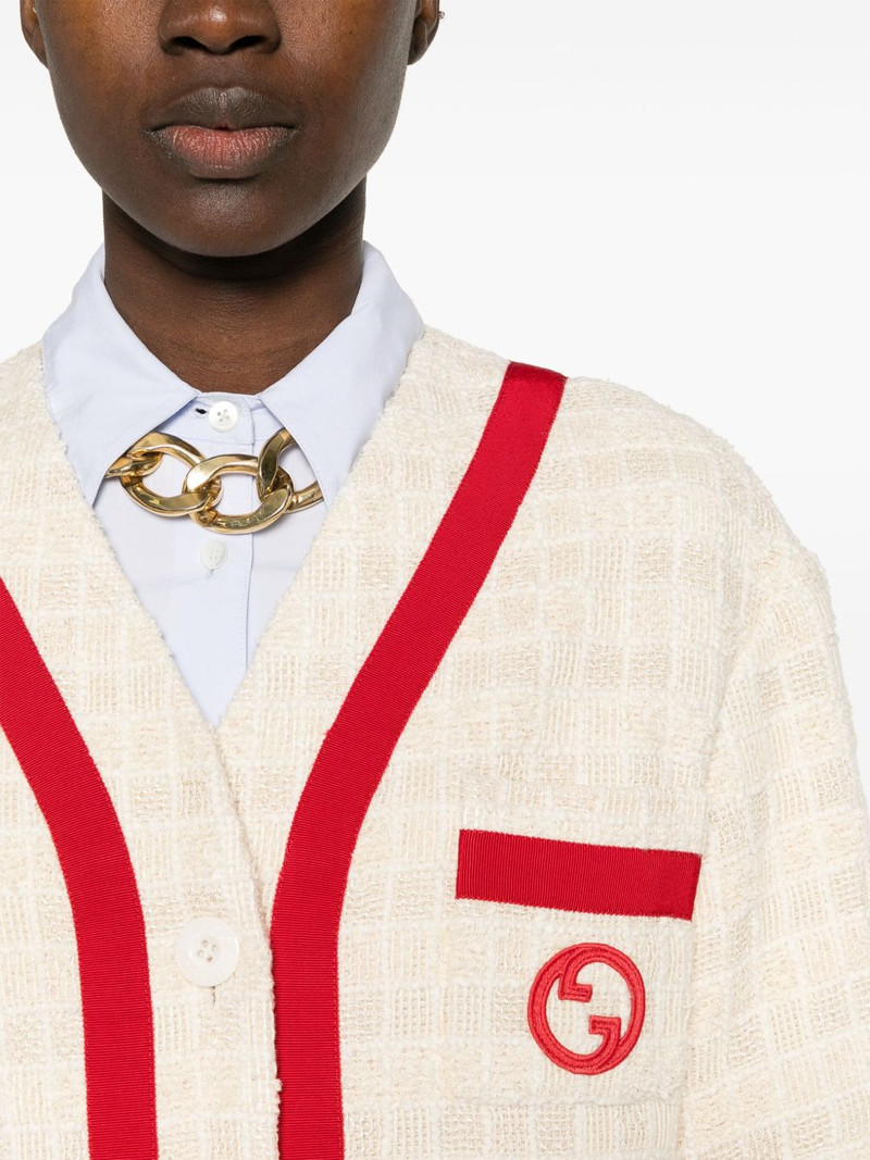 Interlocking G-embroidered jacket 5