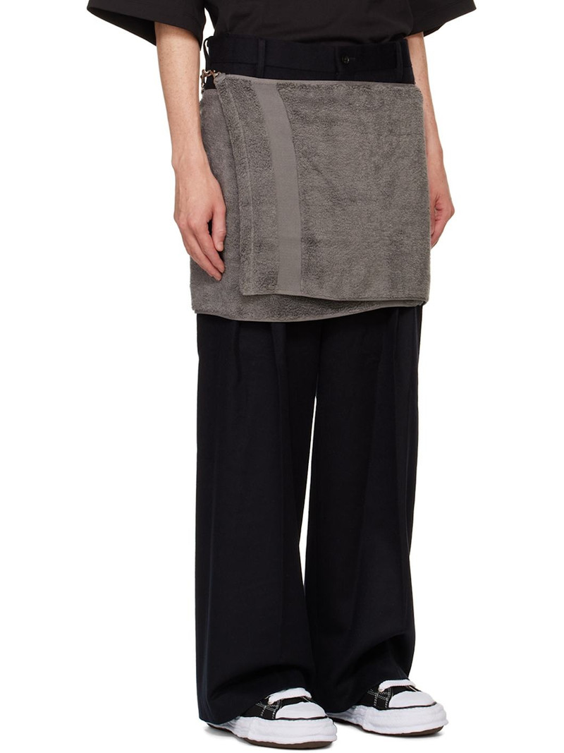 Black Onsen Towel Trousers 2