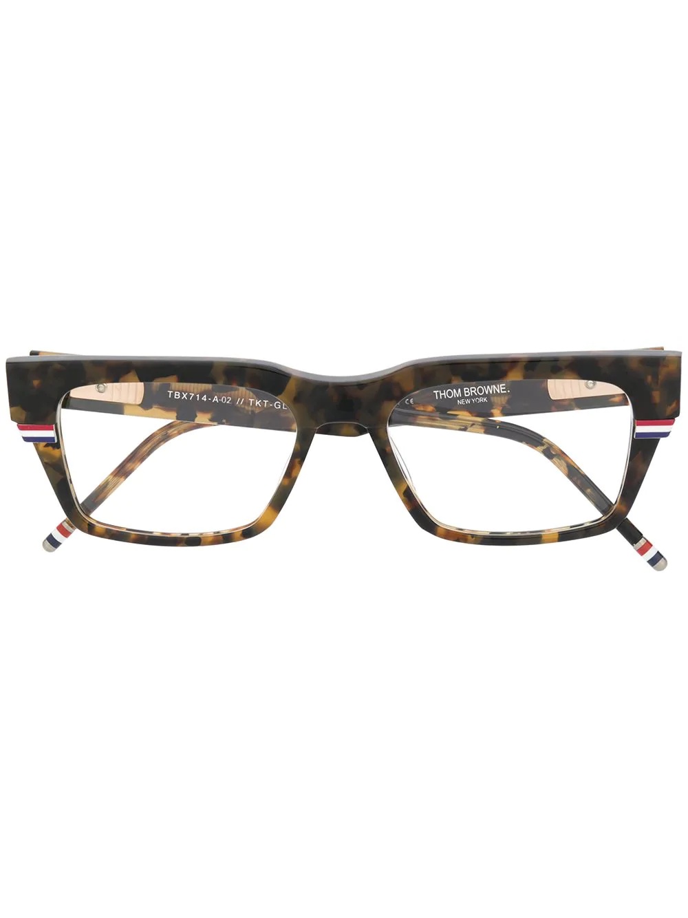 rectangular-frame glasses - 1