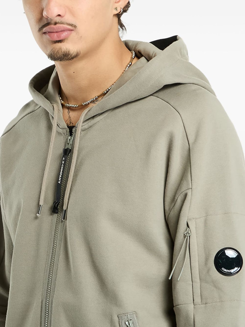 full-zip cotton hoodie 3