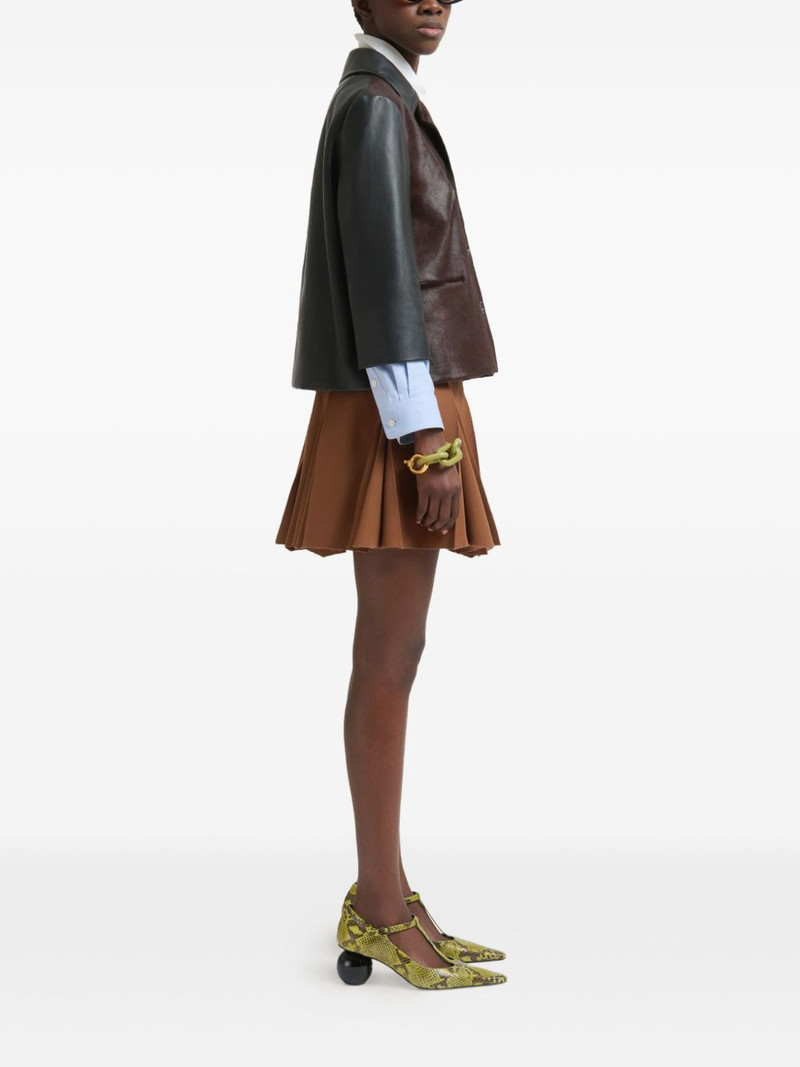 Marni contrast-collar oxford shirt outlook