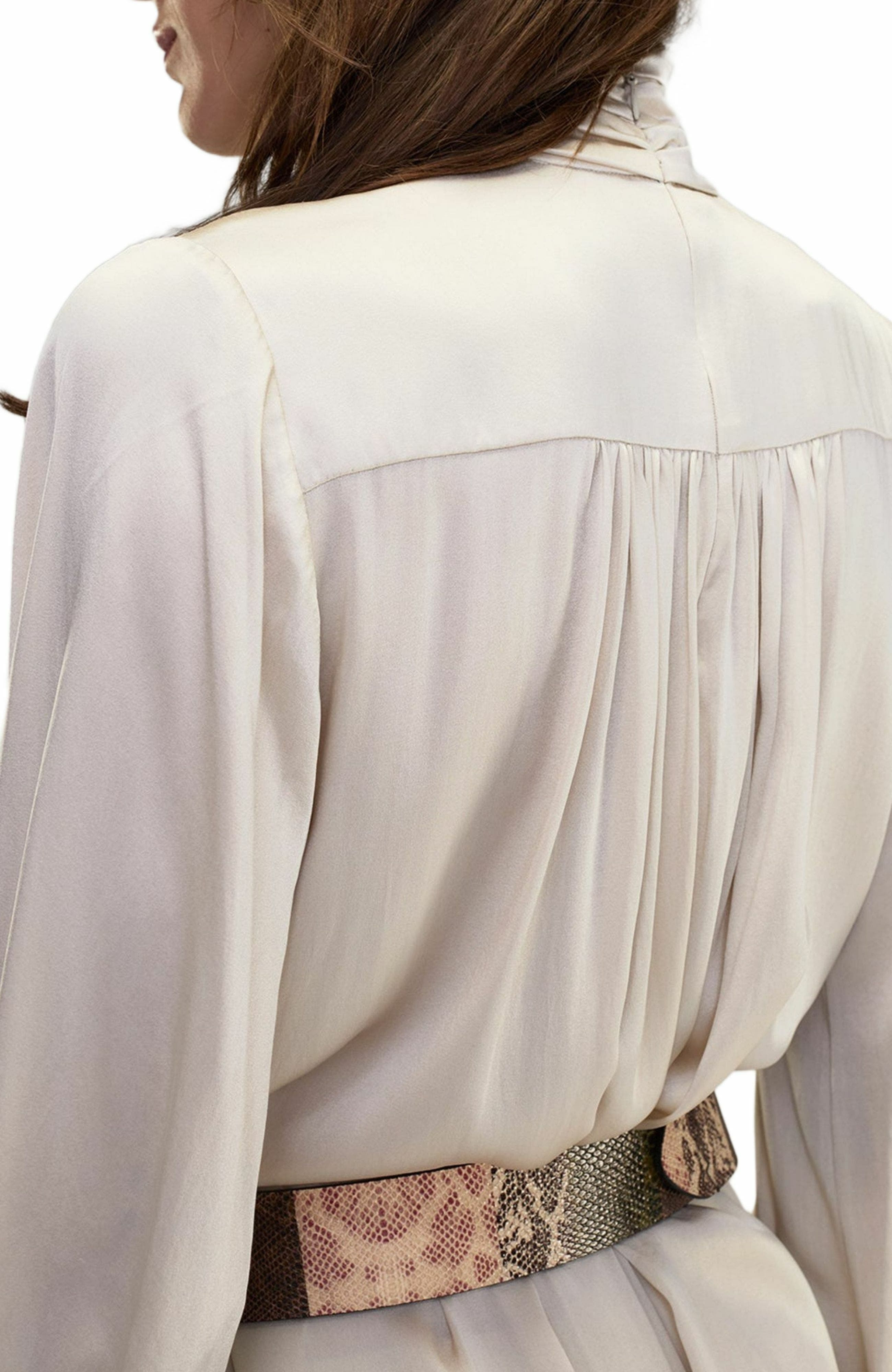 Cynthia Rowley Monroe Silk Charmeuse Dress in Stone at Nordstrom - 8