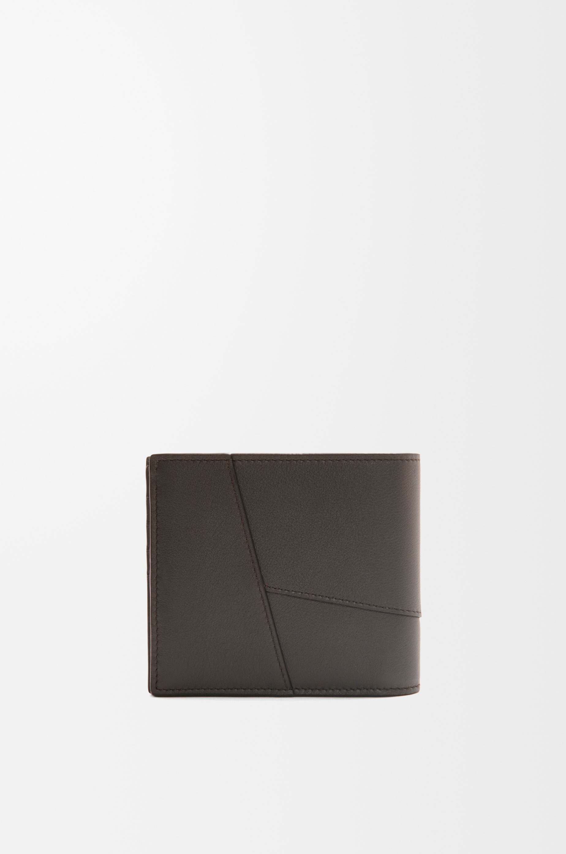 Puzzle bifold coin wallet in classic calfskin - 4