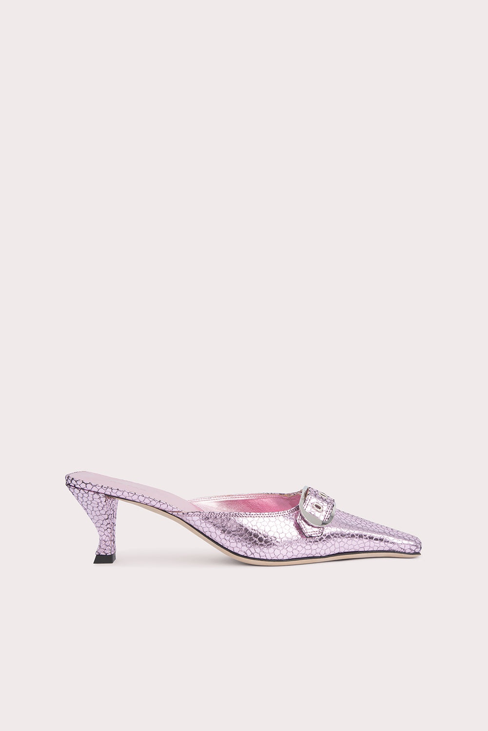 Evelyn Pale Pink Flagstone Leather - 1
