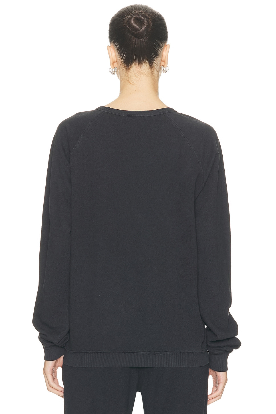 Oversized Lightweight French Terry Raglan Sweatshirt - 3