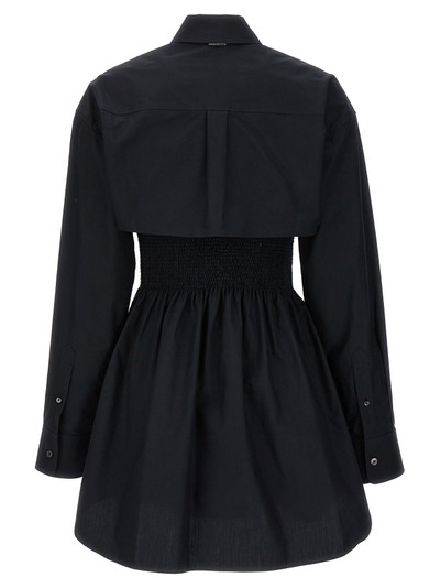 alexanderwang.t Smocked Mini Dresses Black outlook