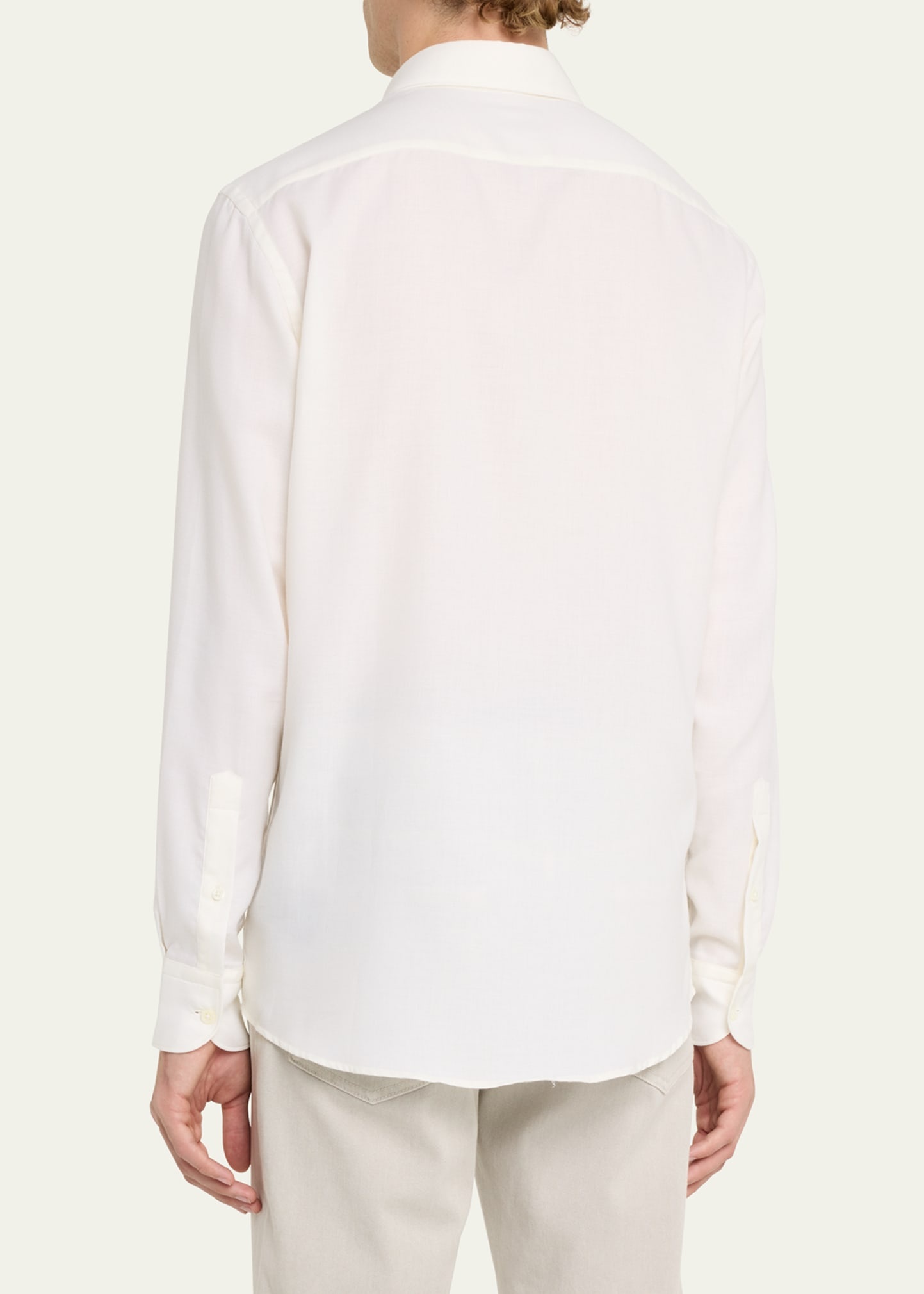 Men's Cotton-Cashmere Cashco Sport Shirt - 3
